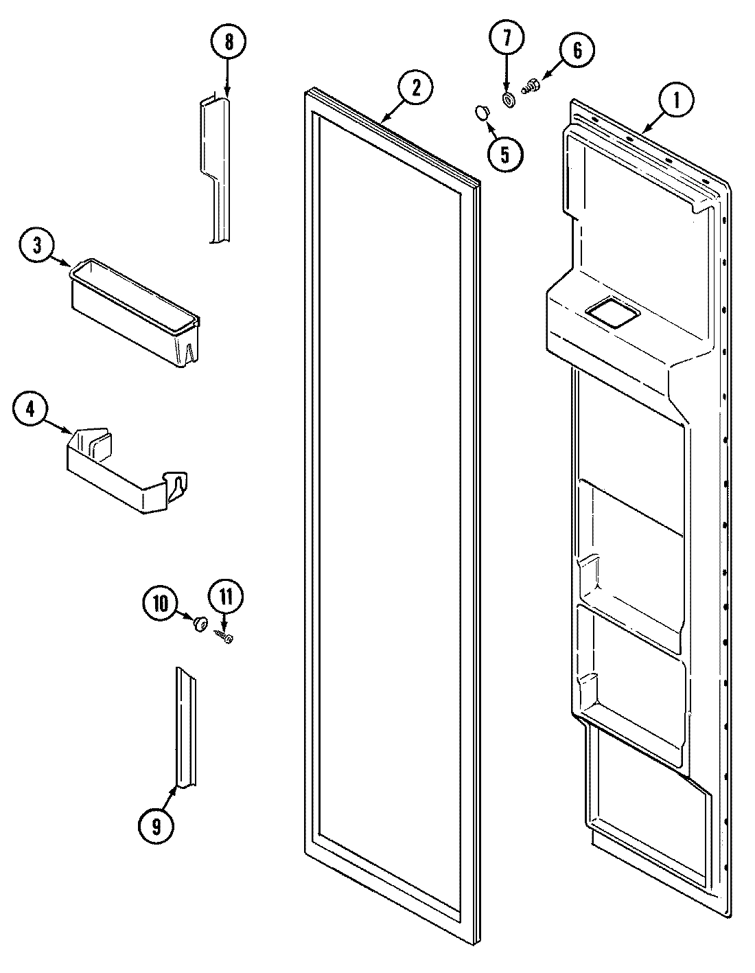 02 - FREEZER INNER DOOR