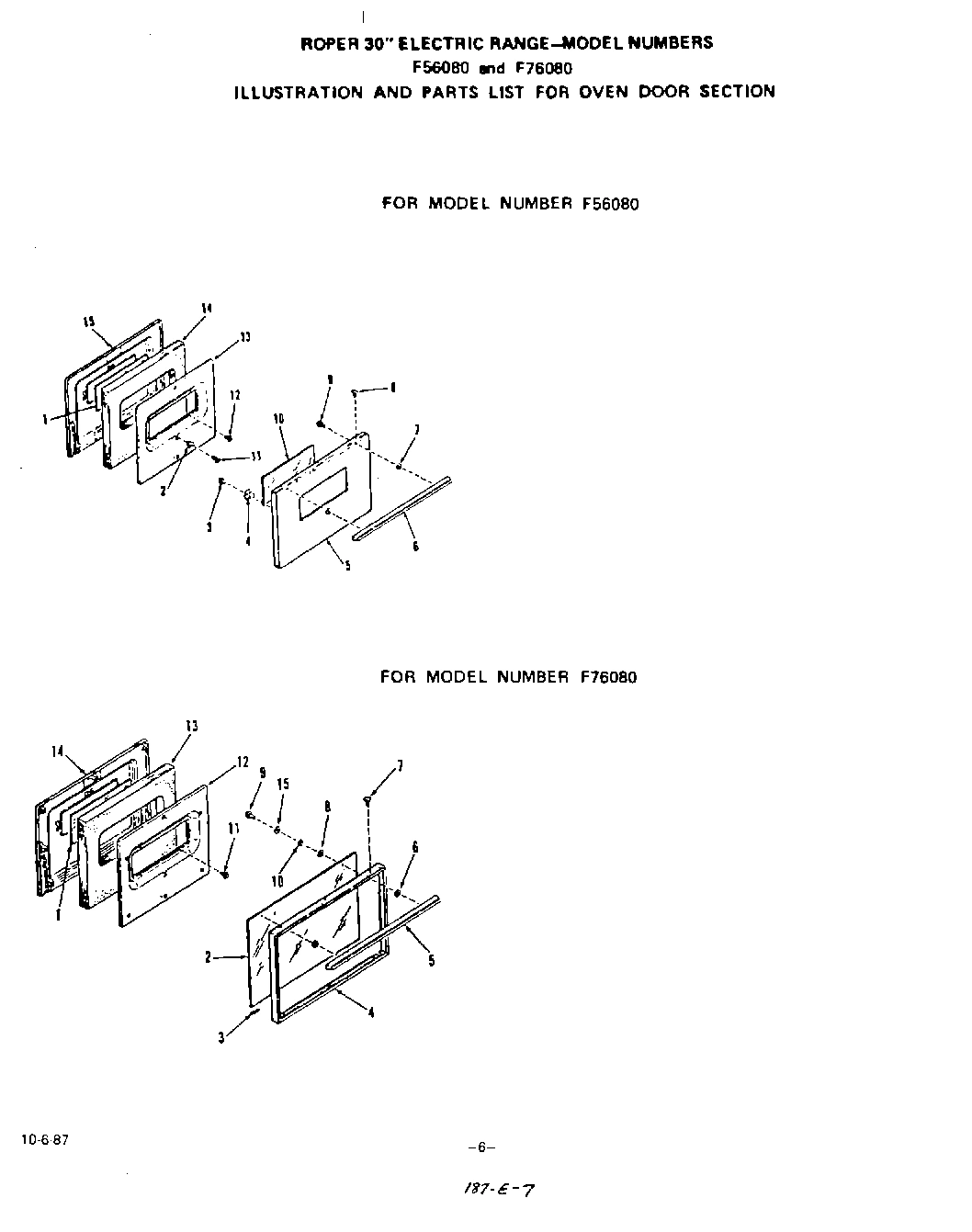 05 - F56080 , F76080