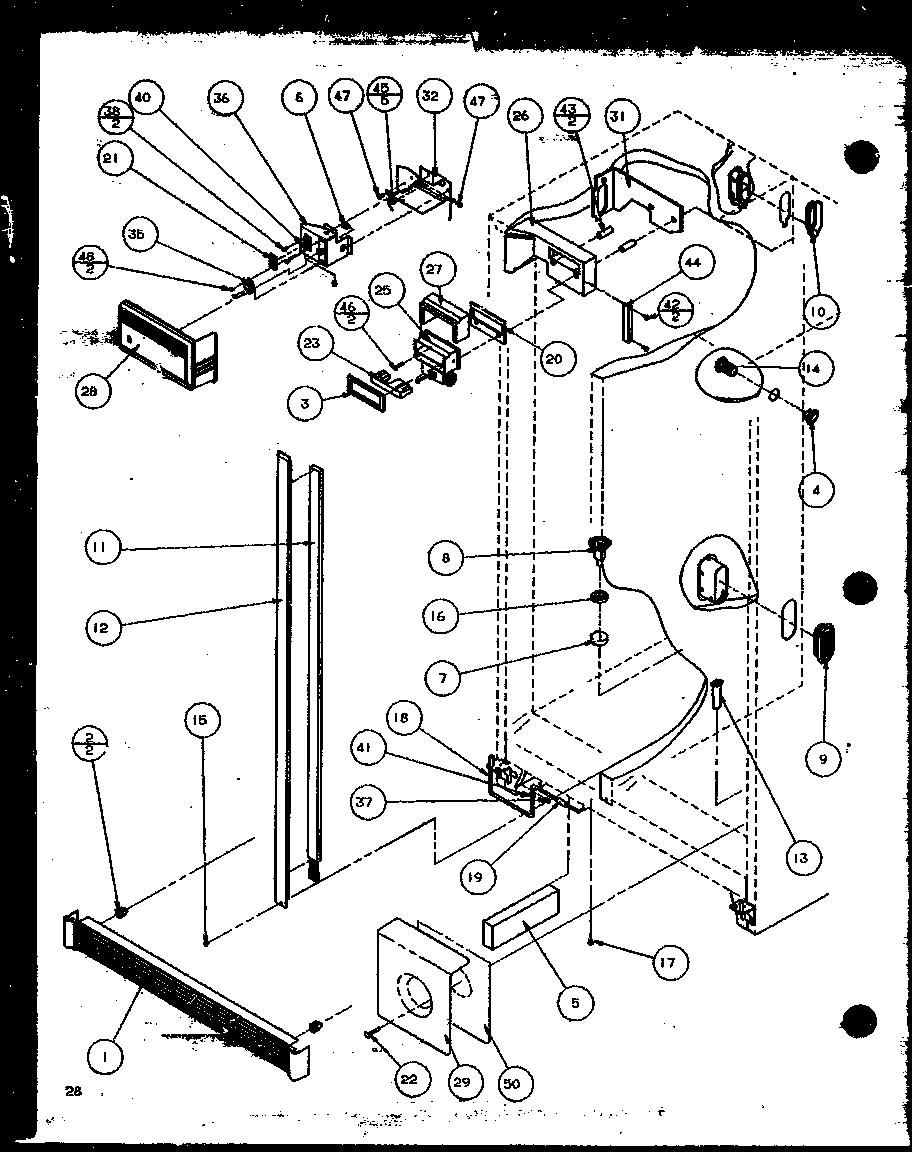 16 - REF/FZ CONTROLS AND CABINET PARTS