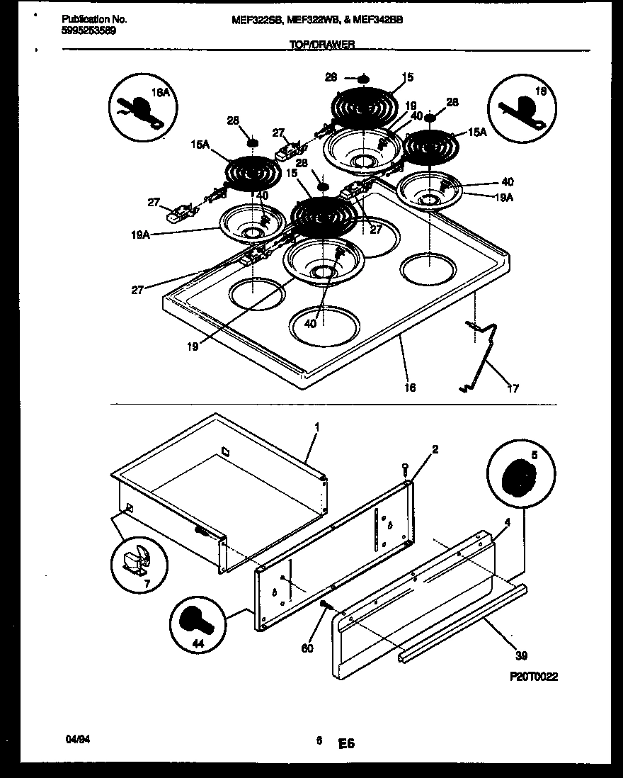 04 - COOKTOP AND DRAWER PARTS