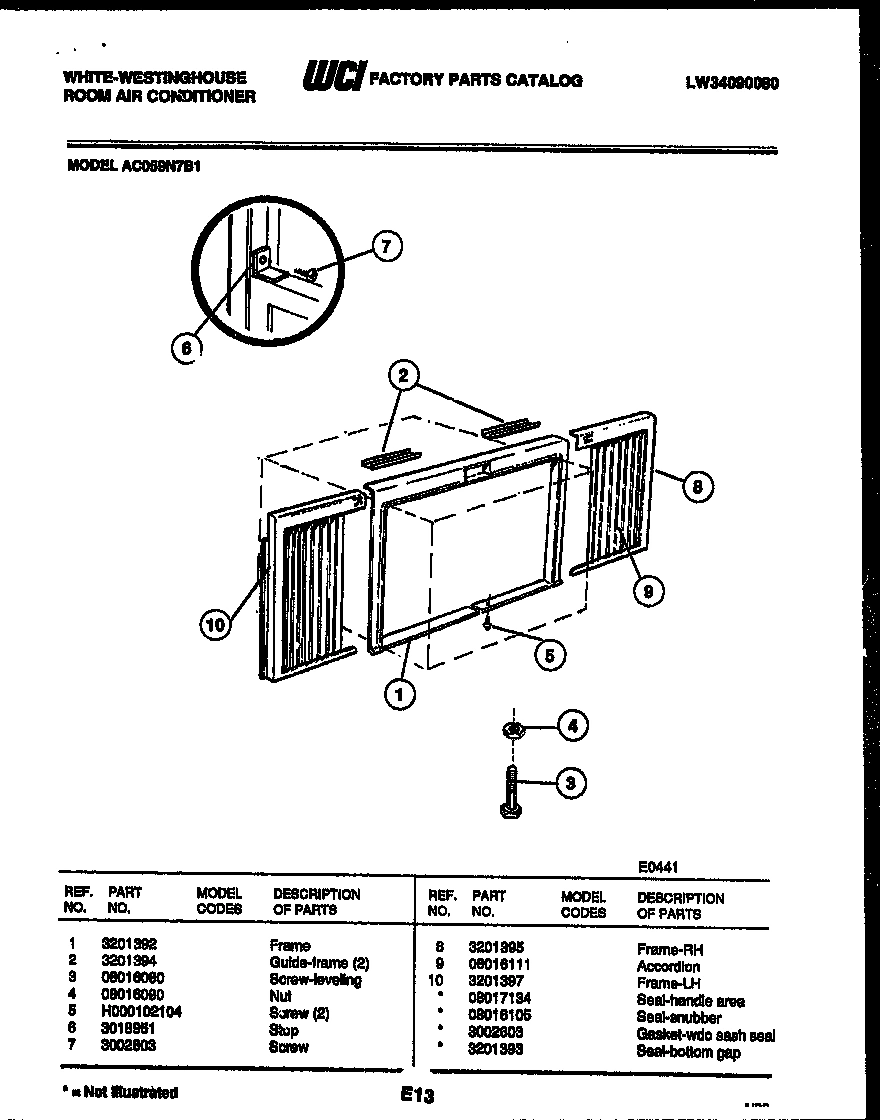06 - CABINET AND INSTALLATION PARTS
