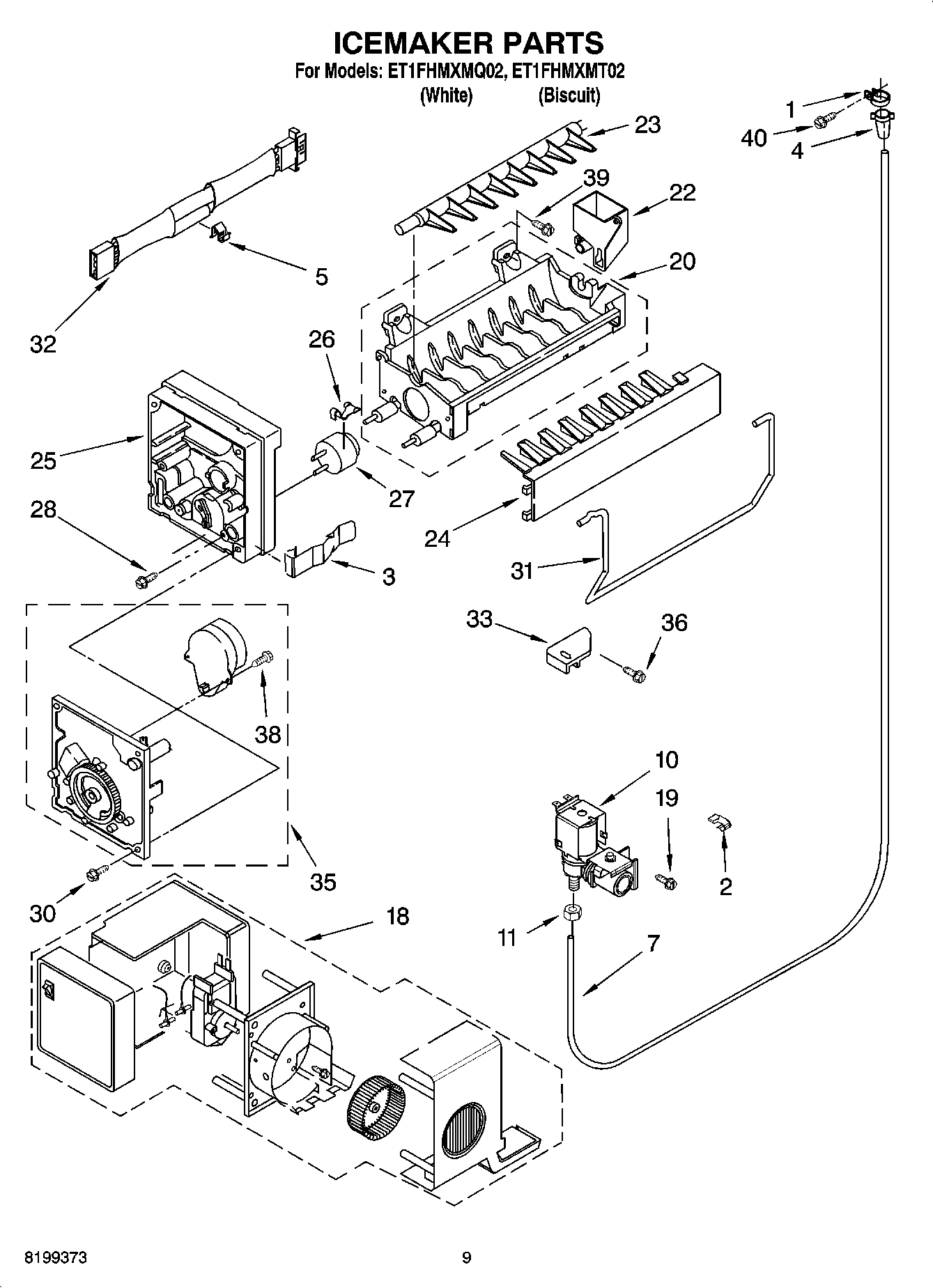 05 - ICEMAKER PARTS