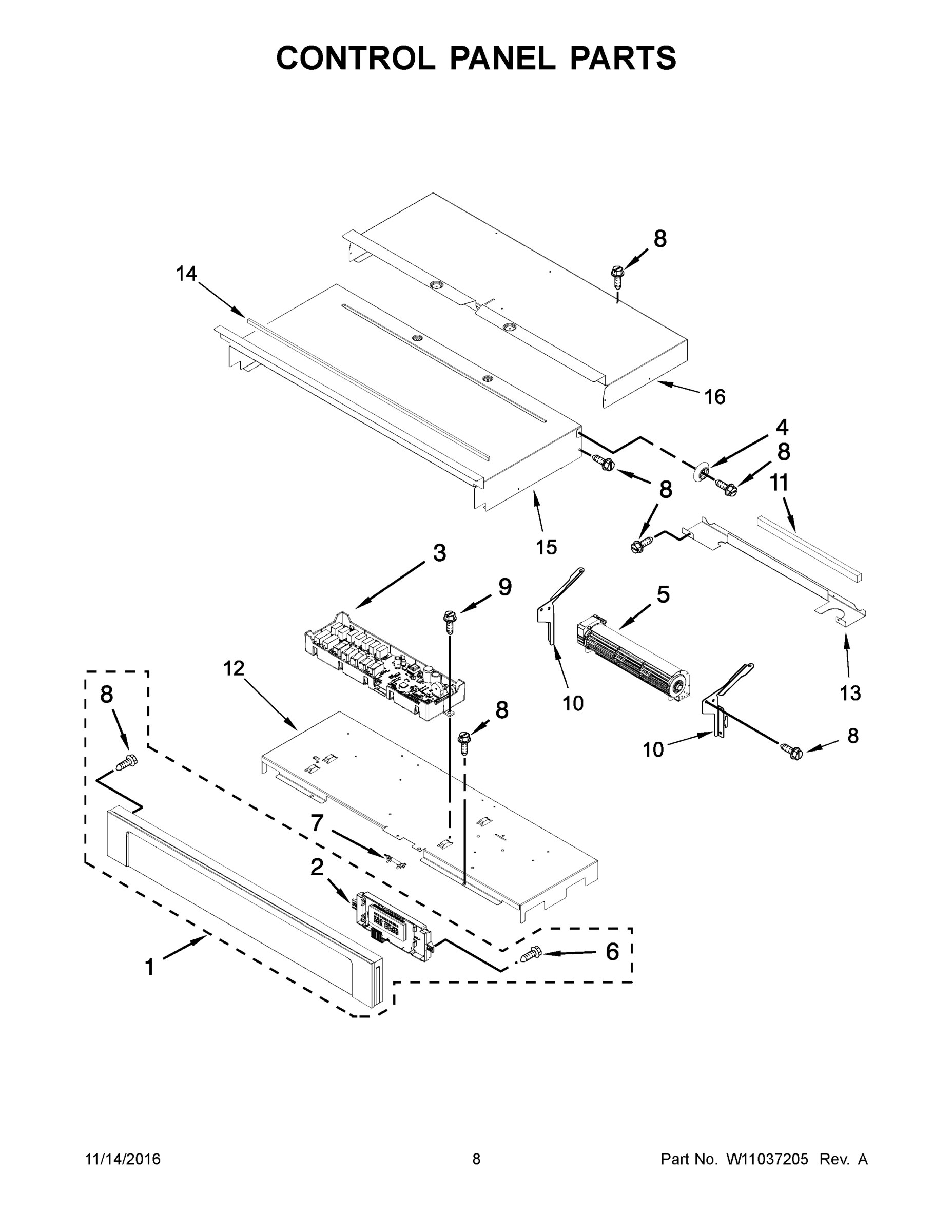 05 - CONTROL PANEL PARTS