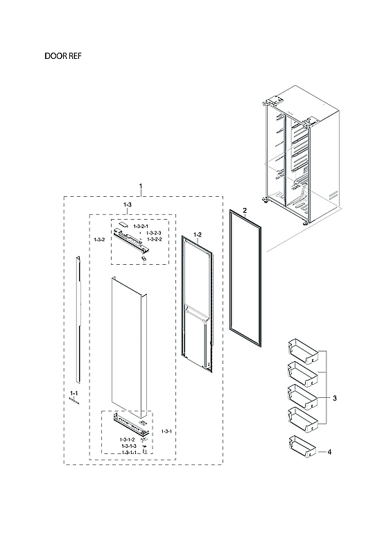Refrigerator Door Parts