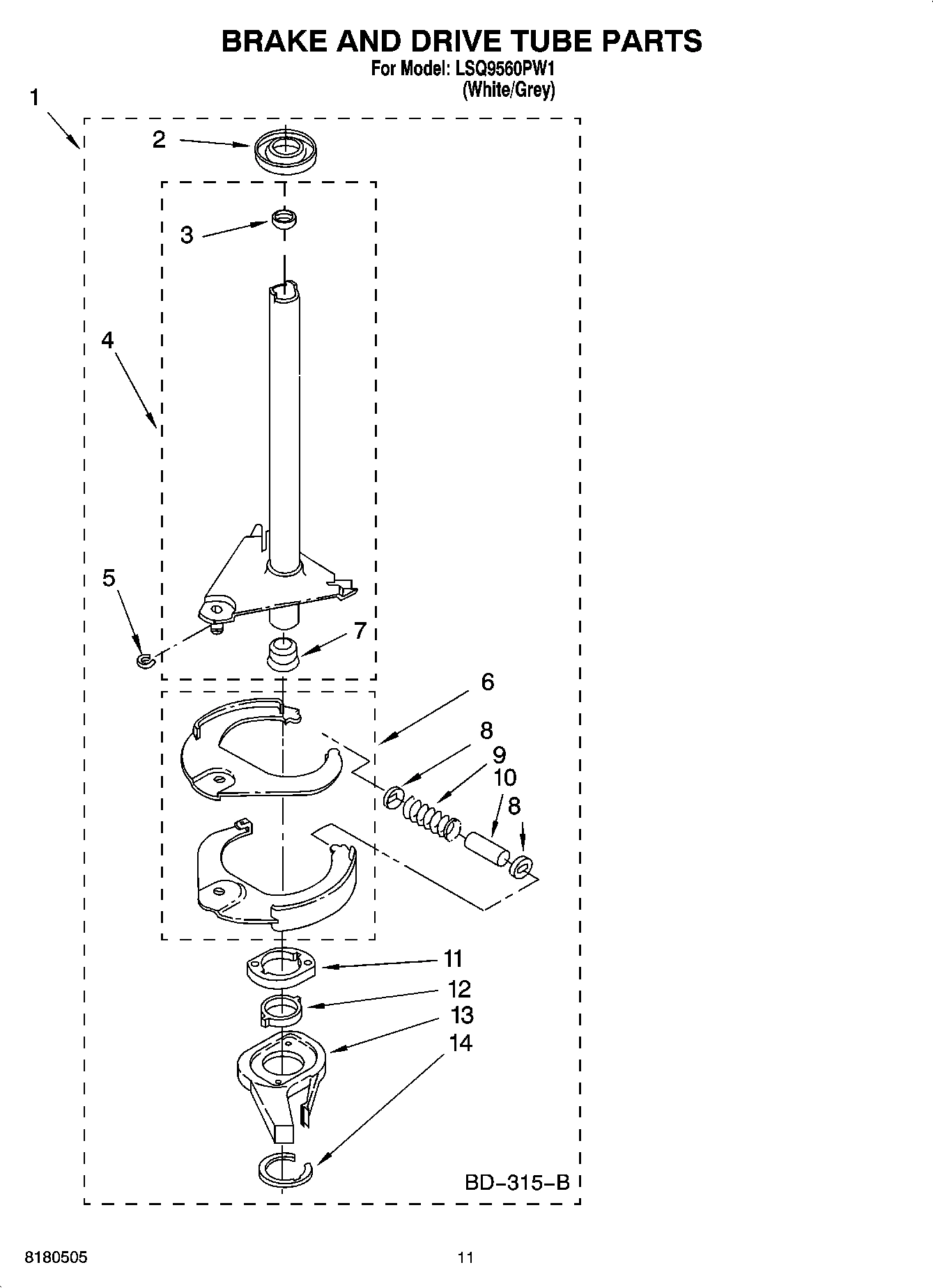 07 - BRAKE AND DRIVE TUBE PARTS