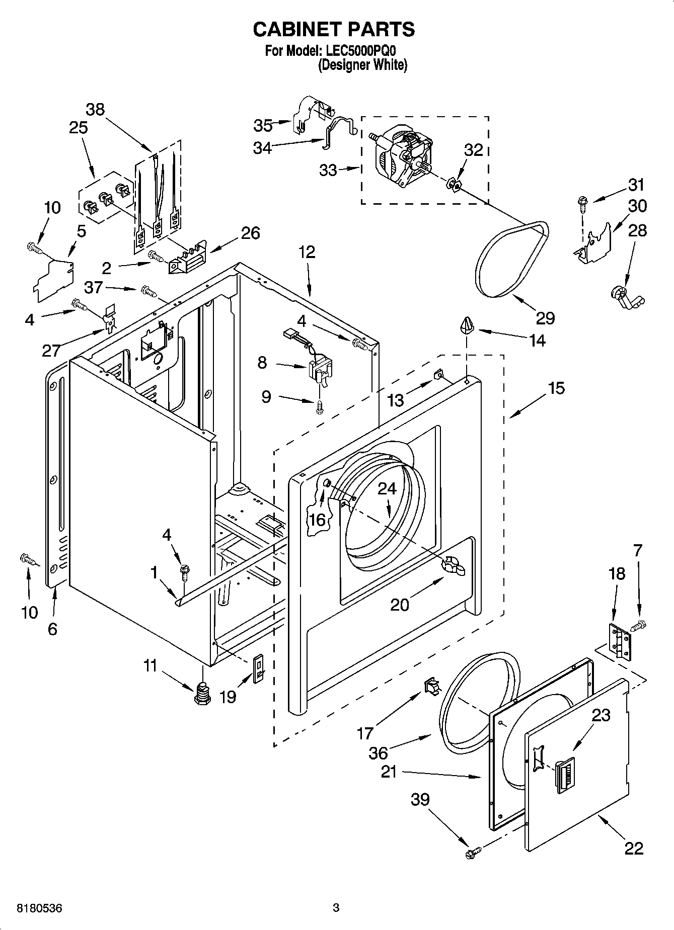 02 - CABINET PARTS