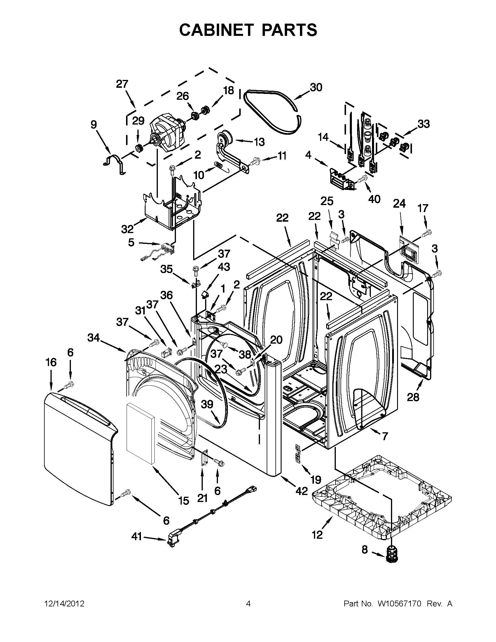 02 - CABINET PARTS