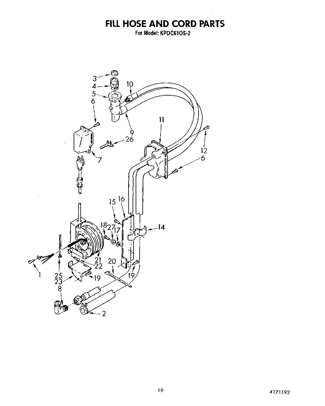 15 - FILL HOSE AND CORD