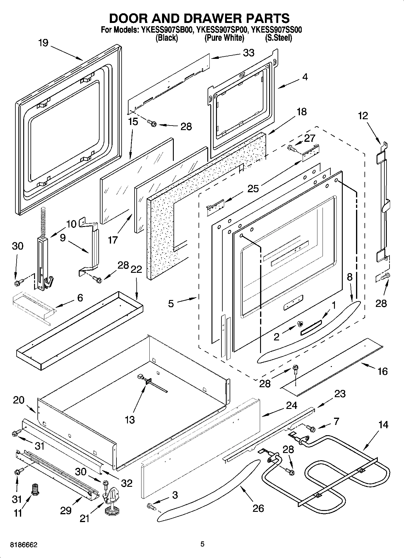 04 - DOOR AND DRAWER PARTS