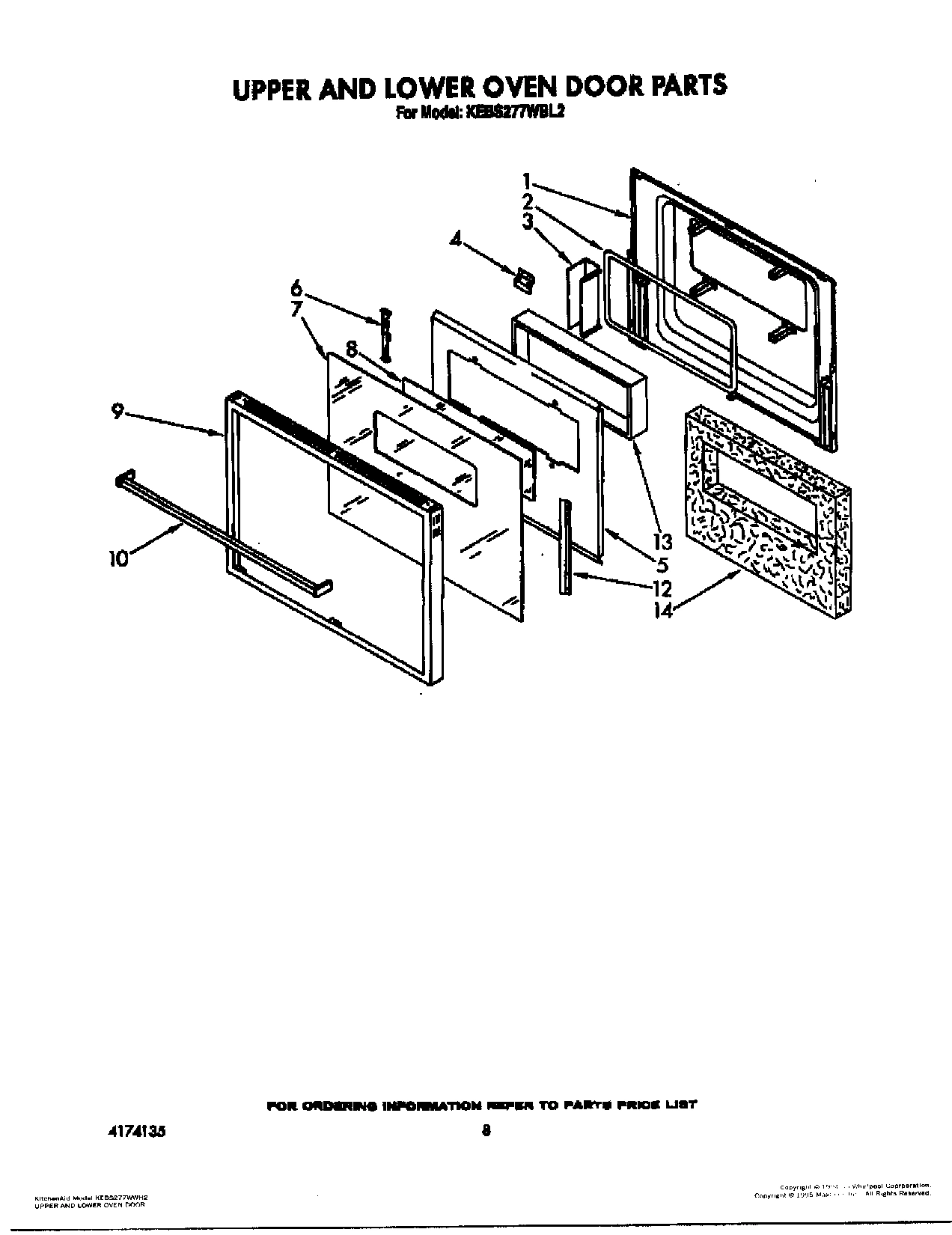 06 - UPPER AND LOWER OVEN DOOR