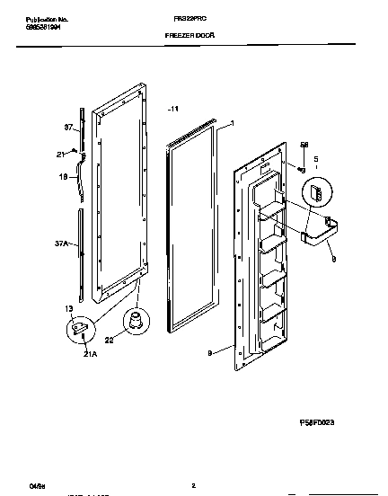 02 - FREEZER DOOR