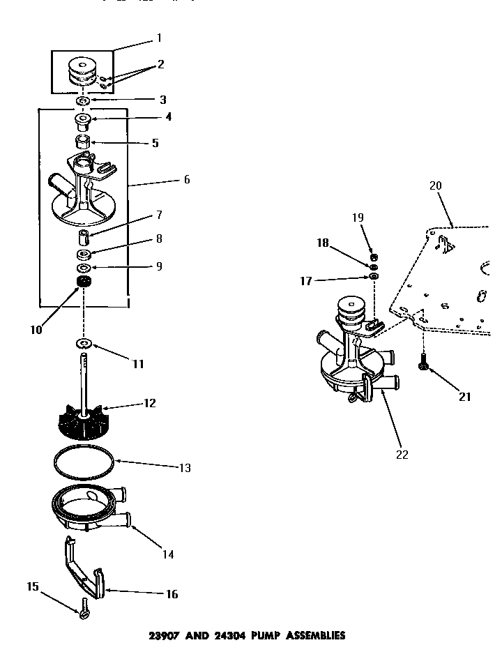 01 - 23907 & 24304 PUMP ASSEMBLIES