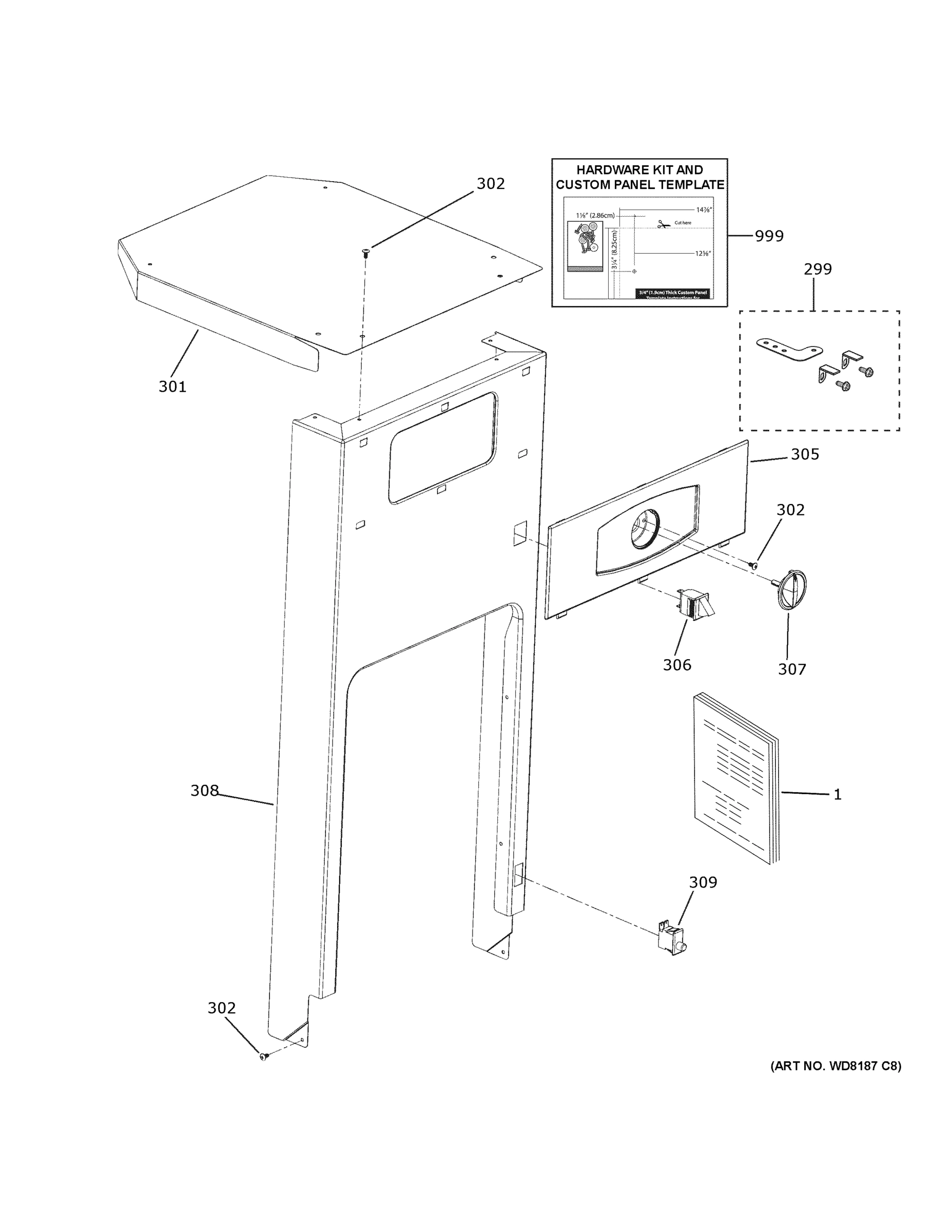 CABINET & CONTROL PARTS