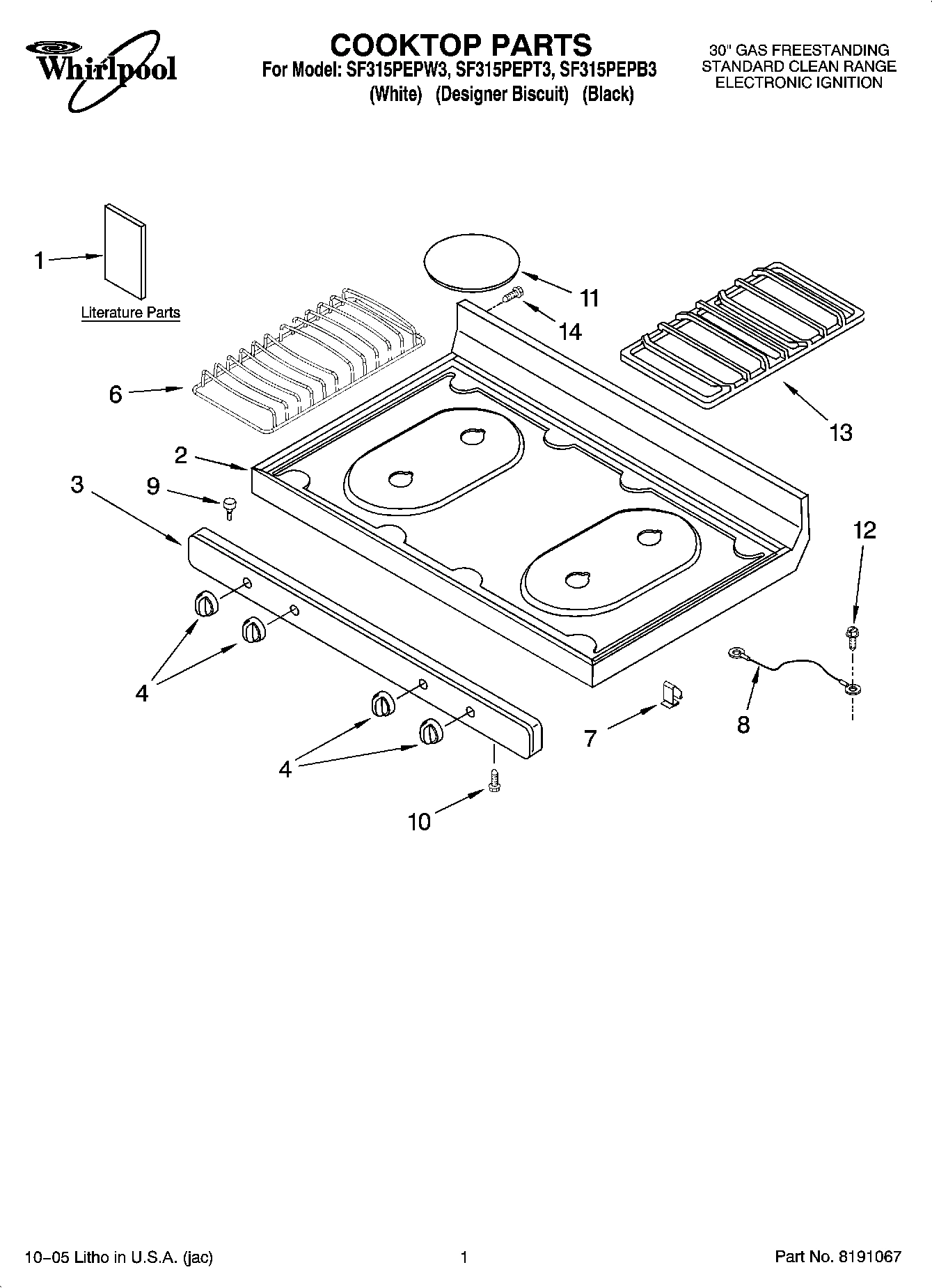 01 - COOKTOP PARTS
