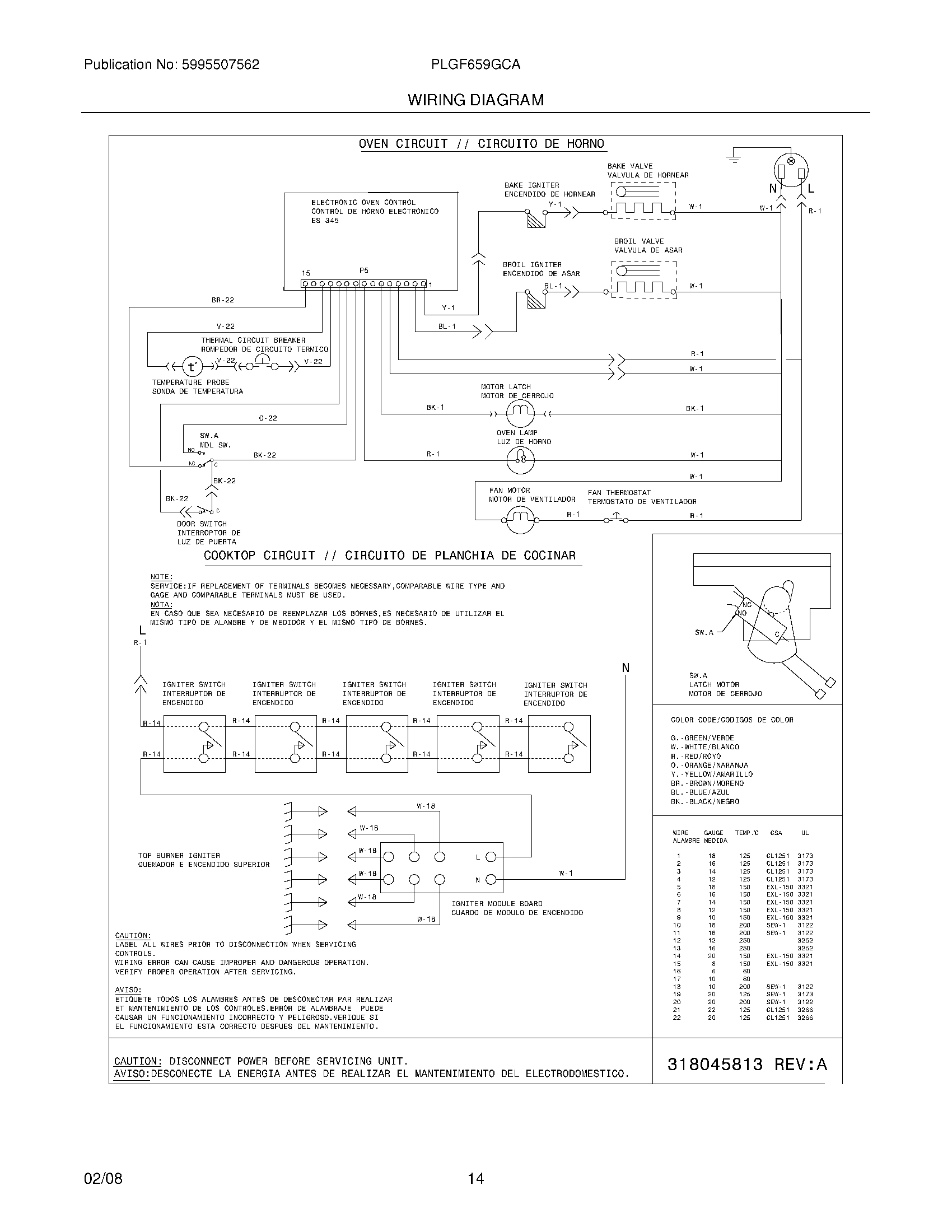 14 - WIRING DIAGRAM