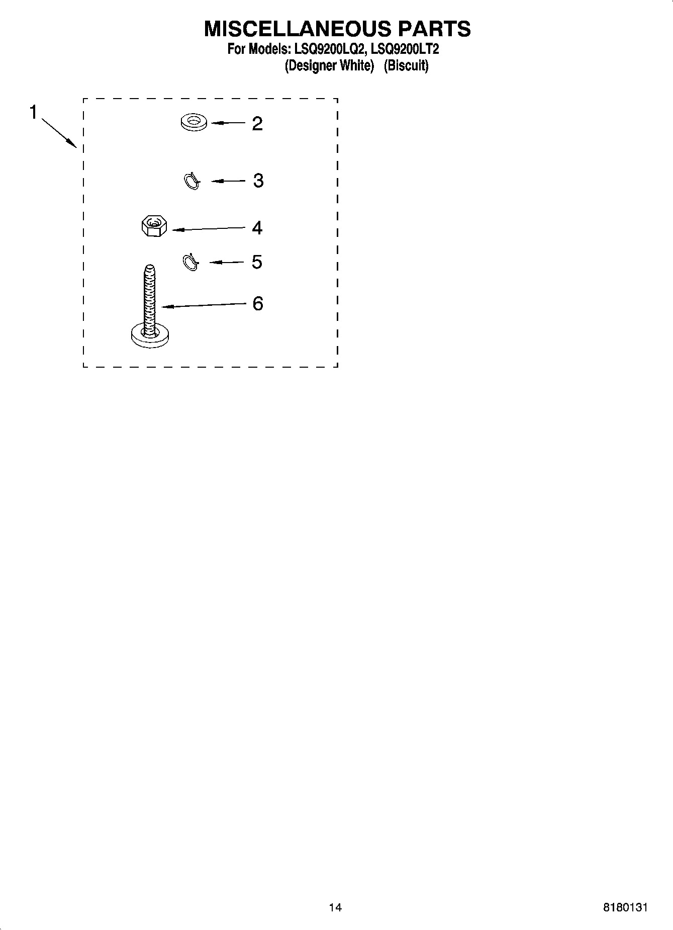 10 - MISCELLANEOUS PARTS - OPTIONAL PARTS (NOT INCLUDED)