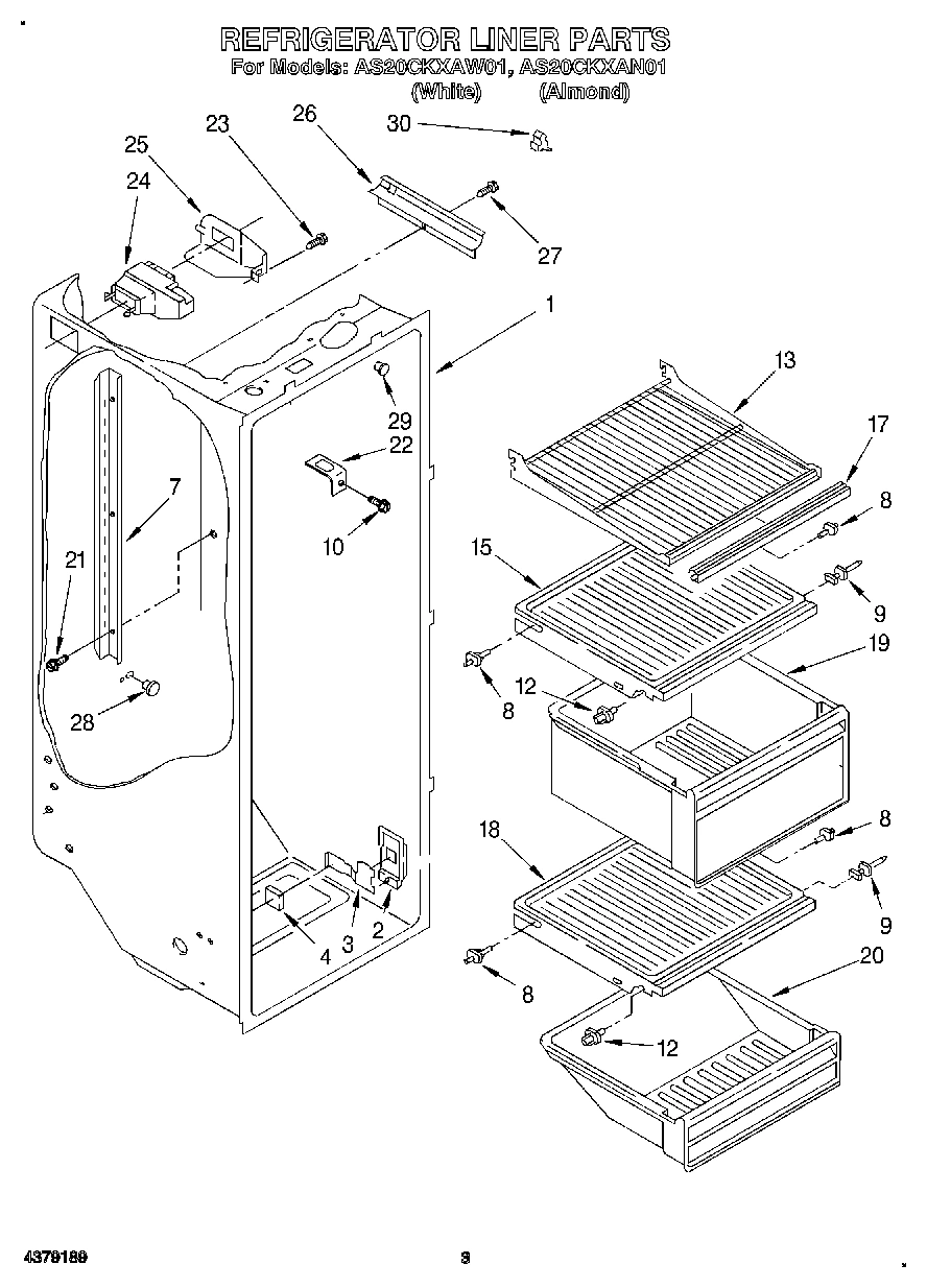 02 - REFRIGERATOR LINER