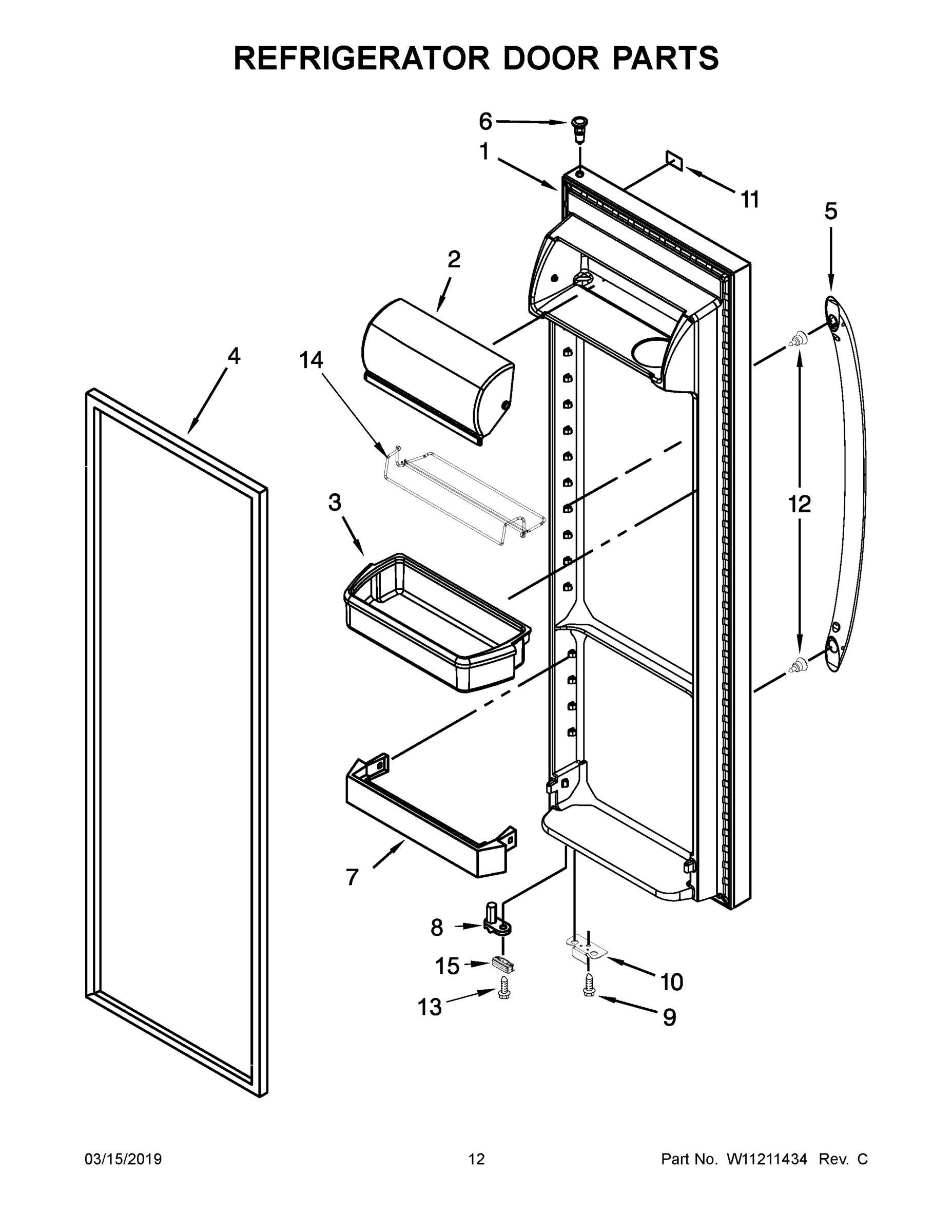 07 - REFRIGERATOR DOOR PARTS