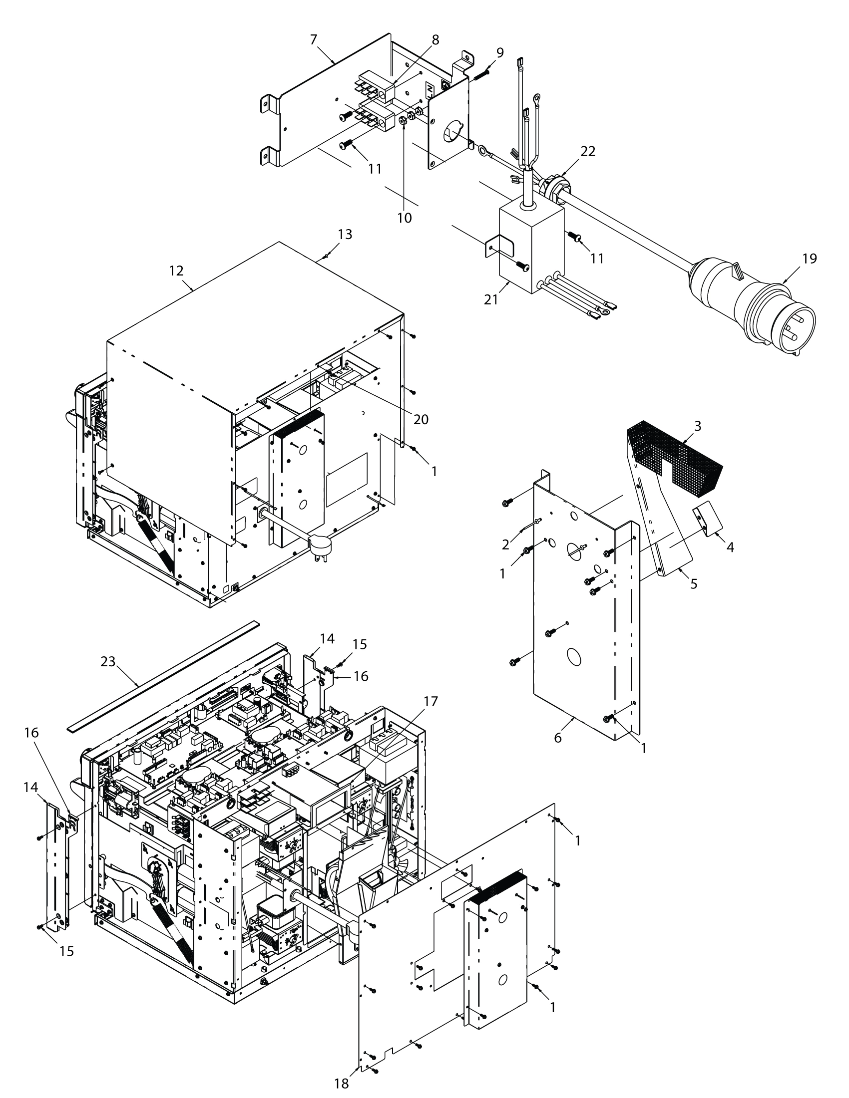 WRAPPER / ACCESS PANEL / POWER CORD