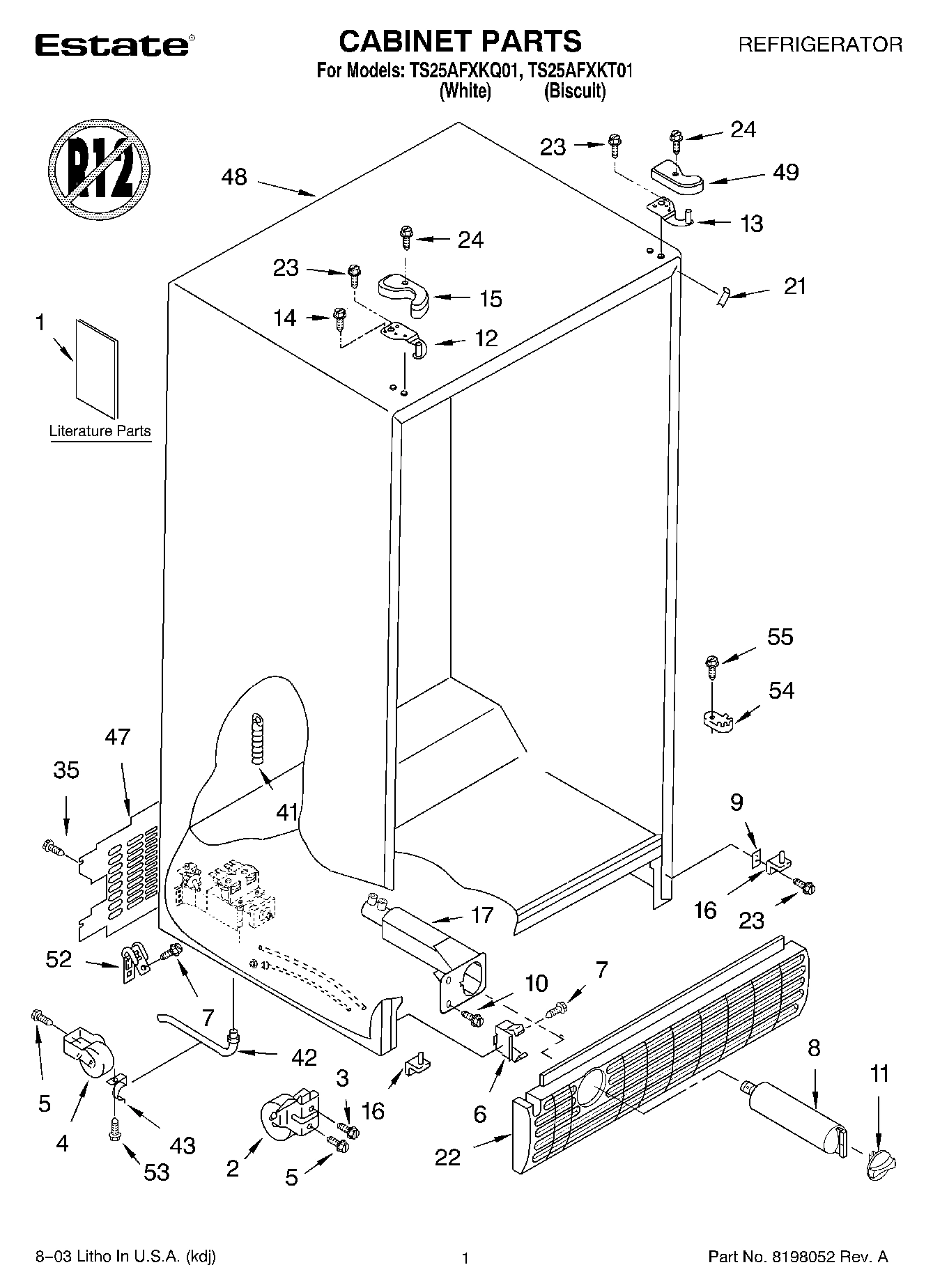 01 - CABINET PARTS