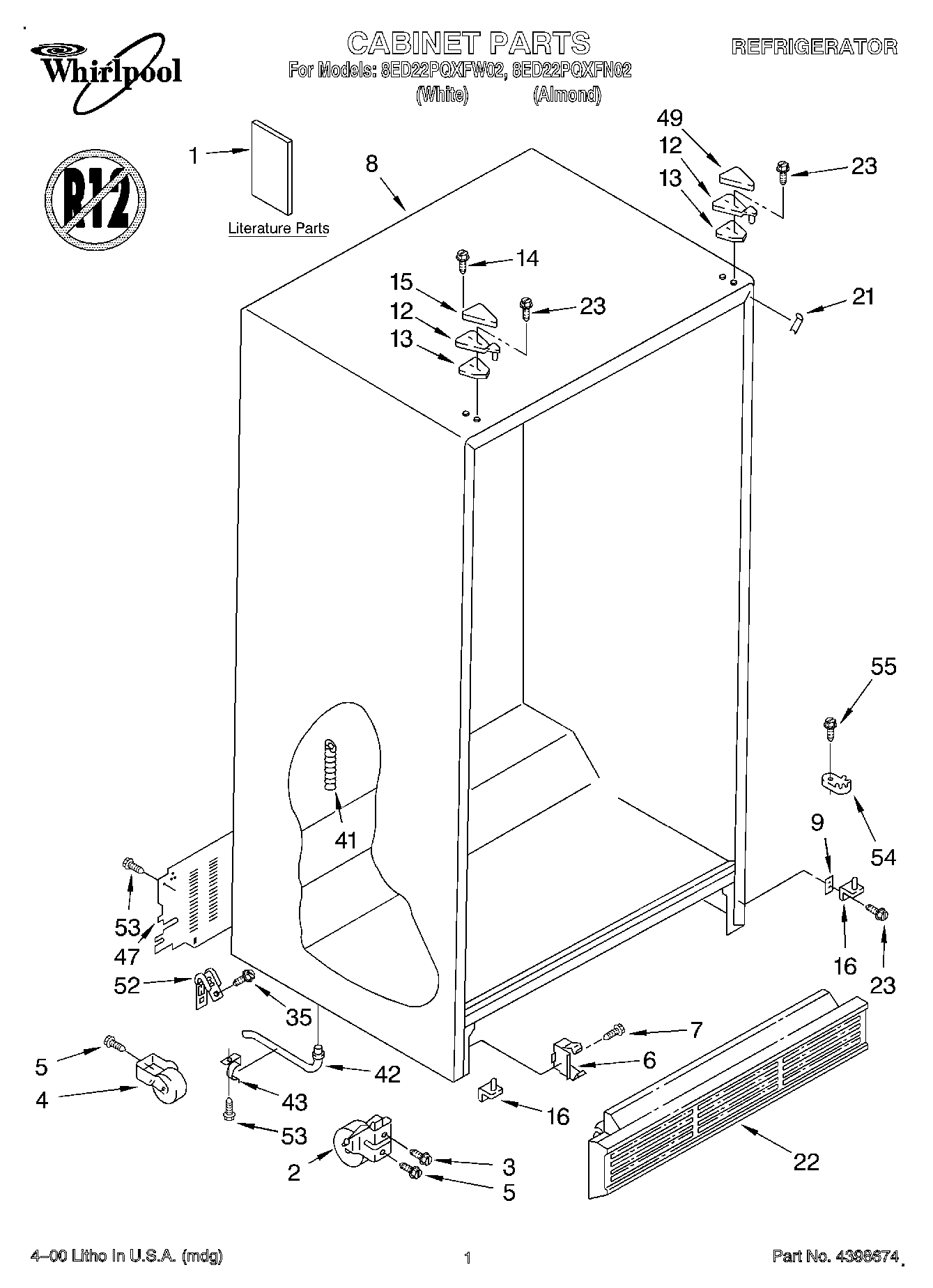 01 - CABINET, LITERATURE