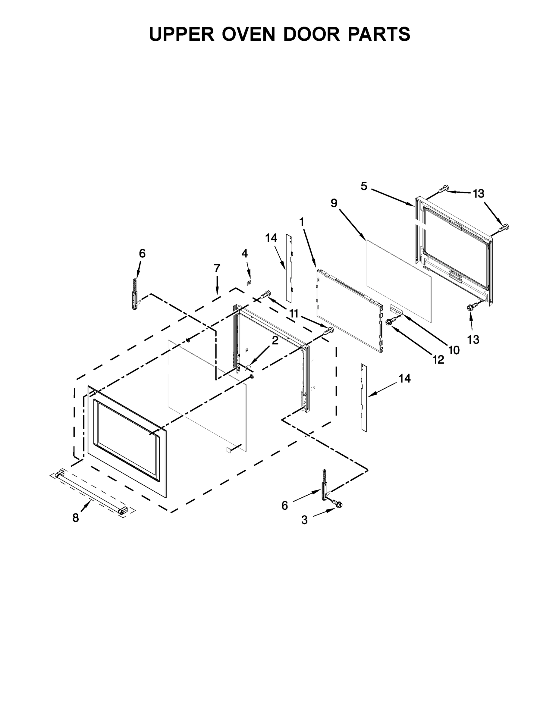 05 - UPPER OVEN DOOR PARTS