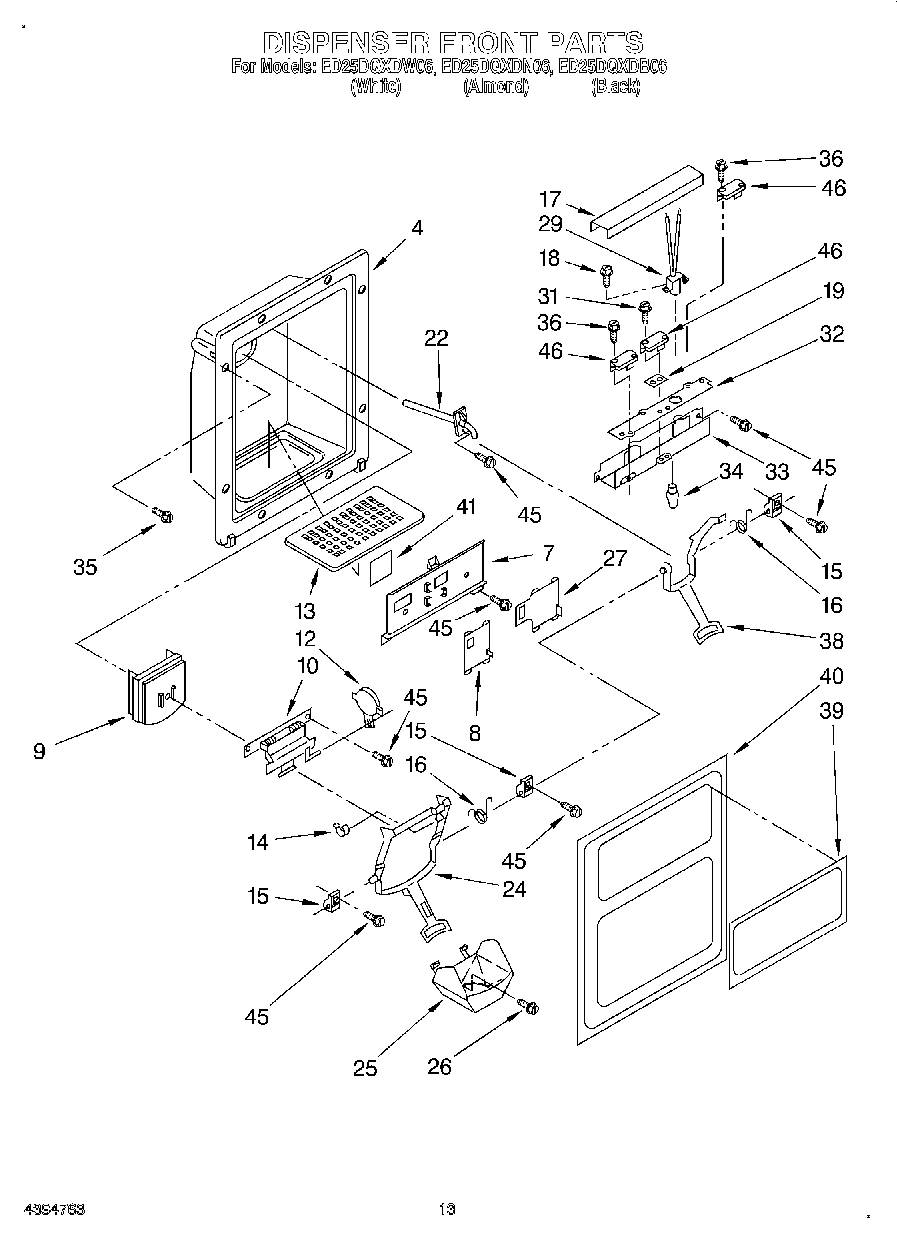 08 - DISPENSER FRONT