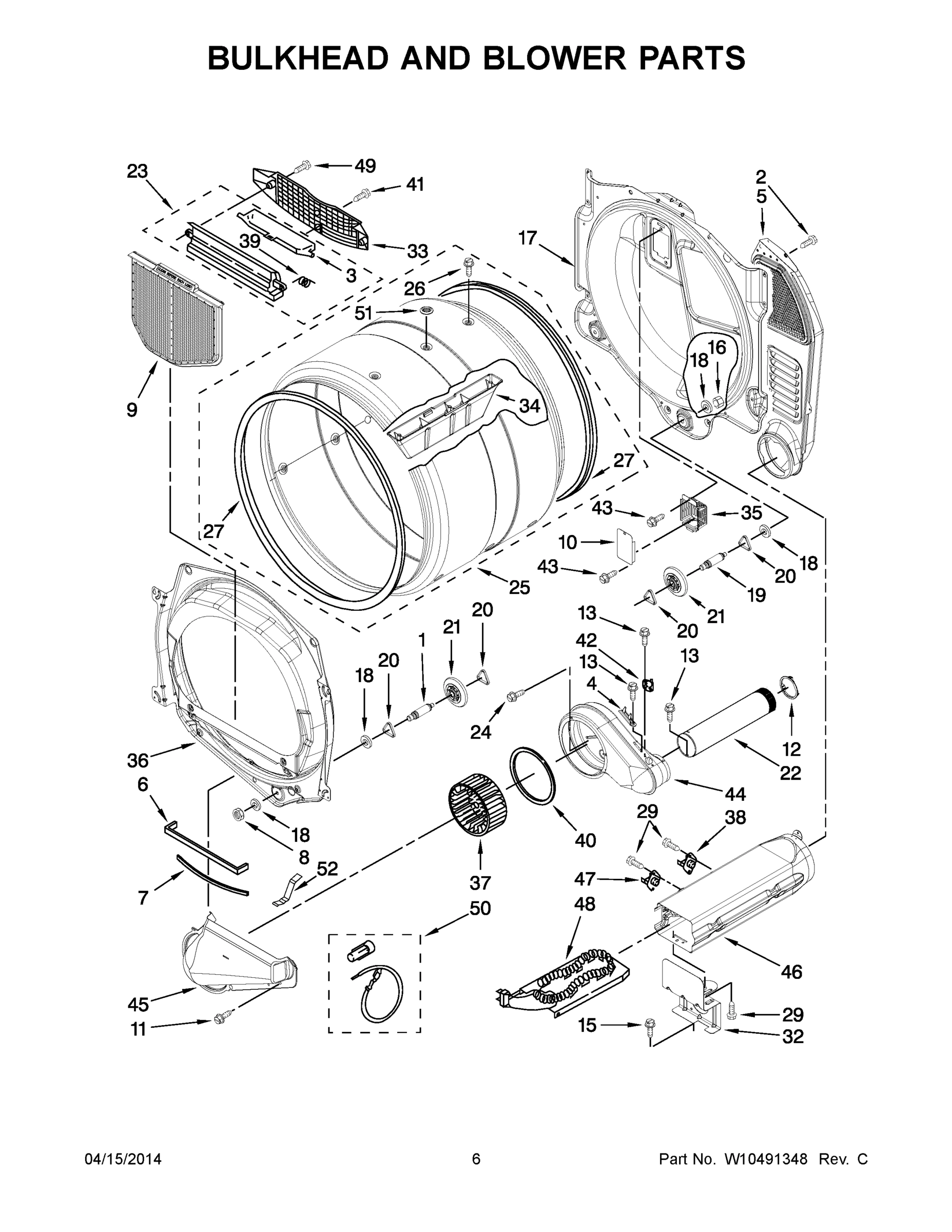 04 - BULKHEAD AND BLOWER PARTS