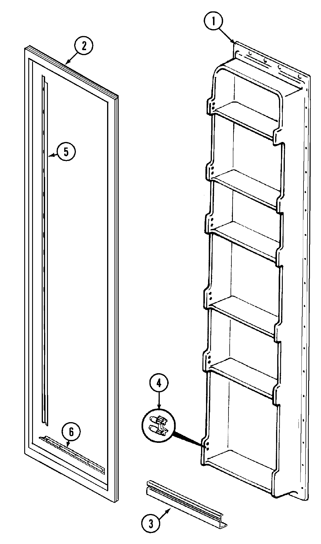 02 - FREEZER INNER DOOR