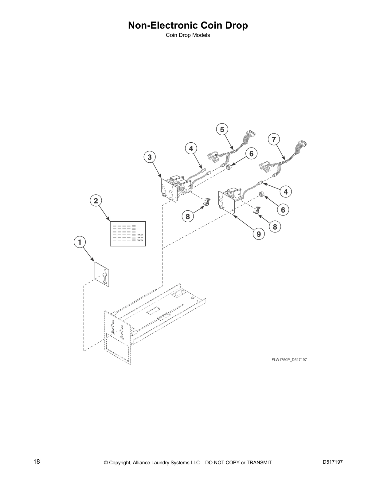Non-Electronic Coin Drop