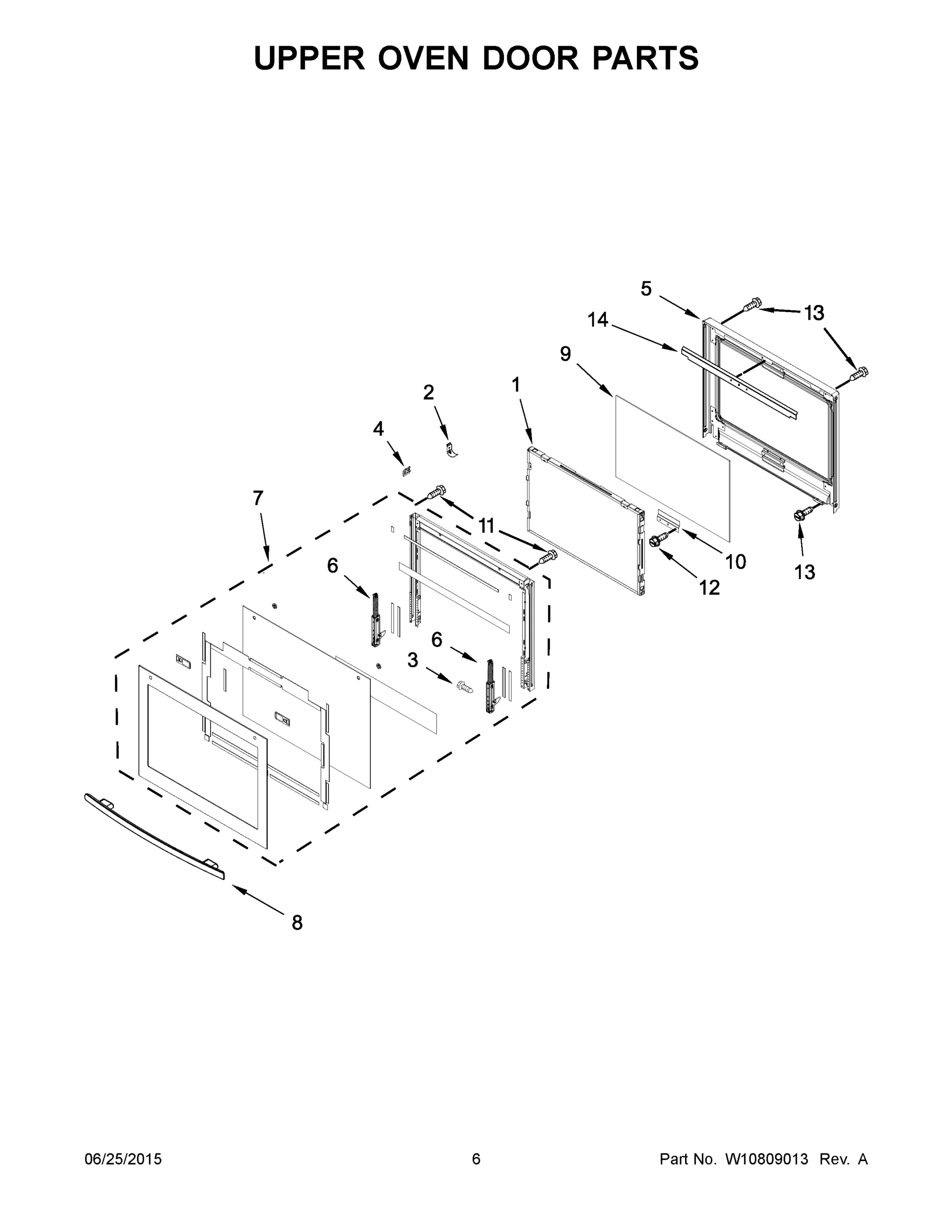04 - UPPER OVEN DOOR PARTS