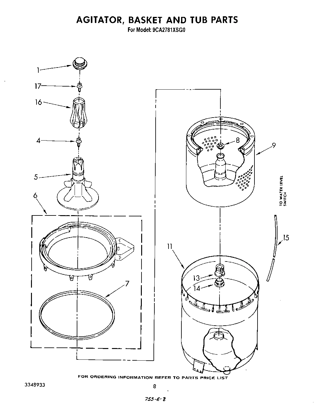 06 - AGITATOR, BASKET AND TUB