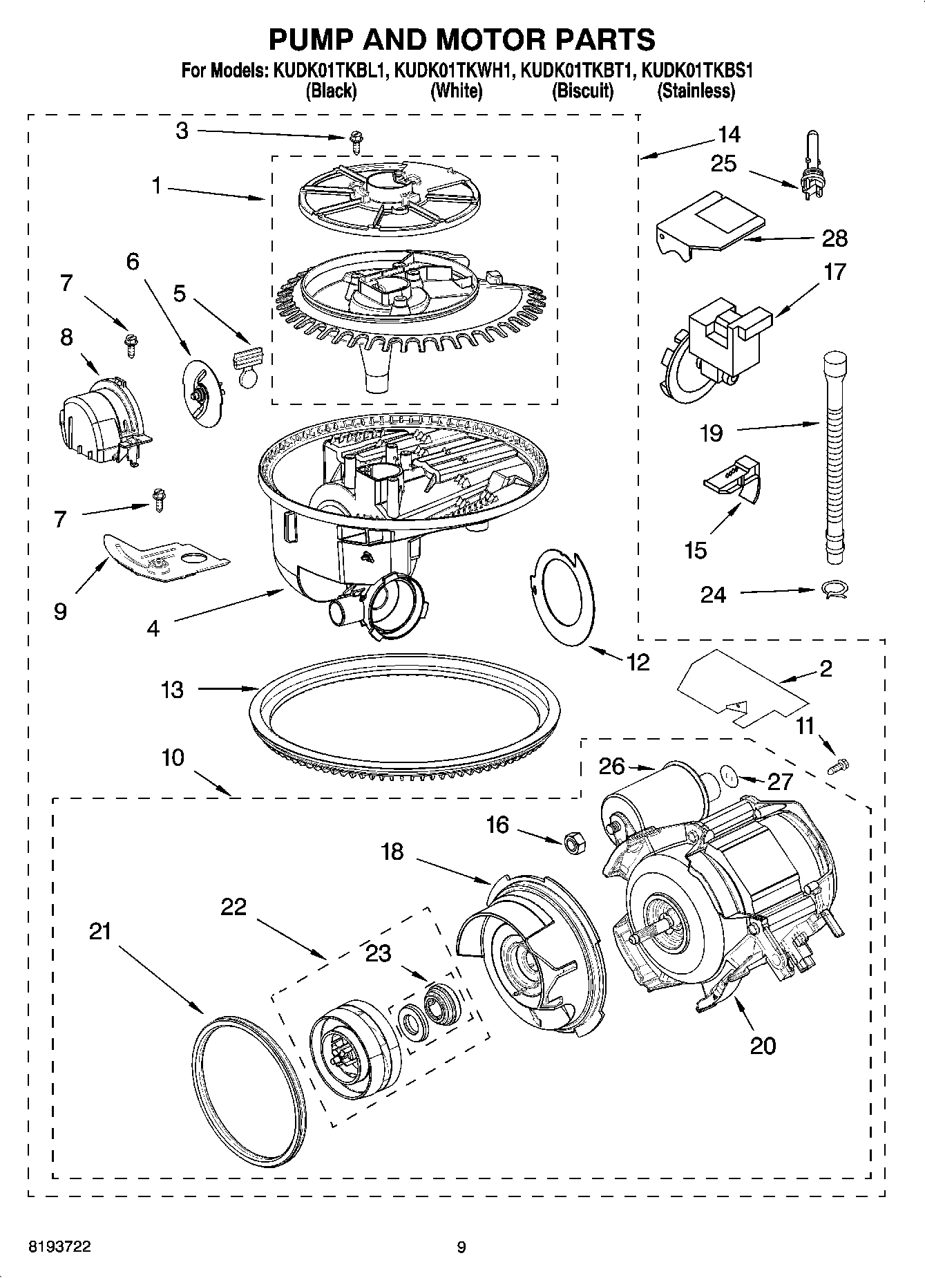08 - PUMP AND MOTOR PARTS