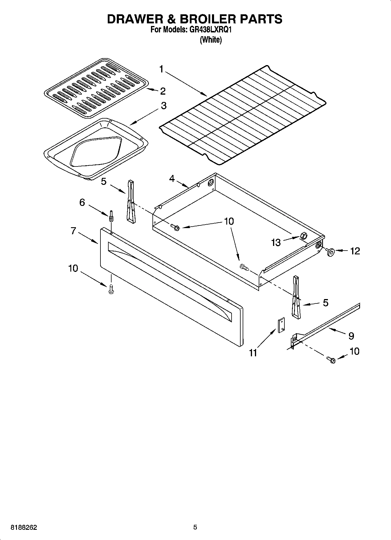 04 - DRAWER & BROILER PARTS