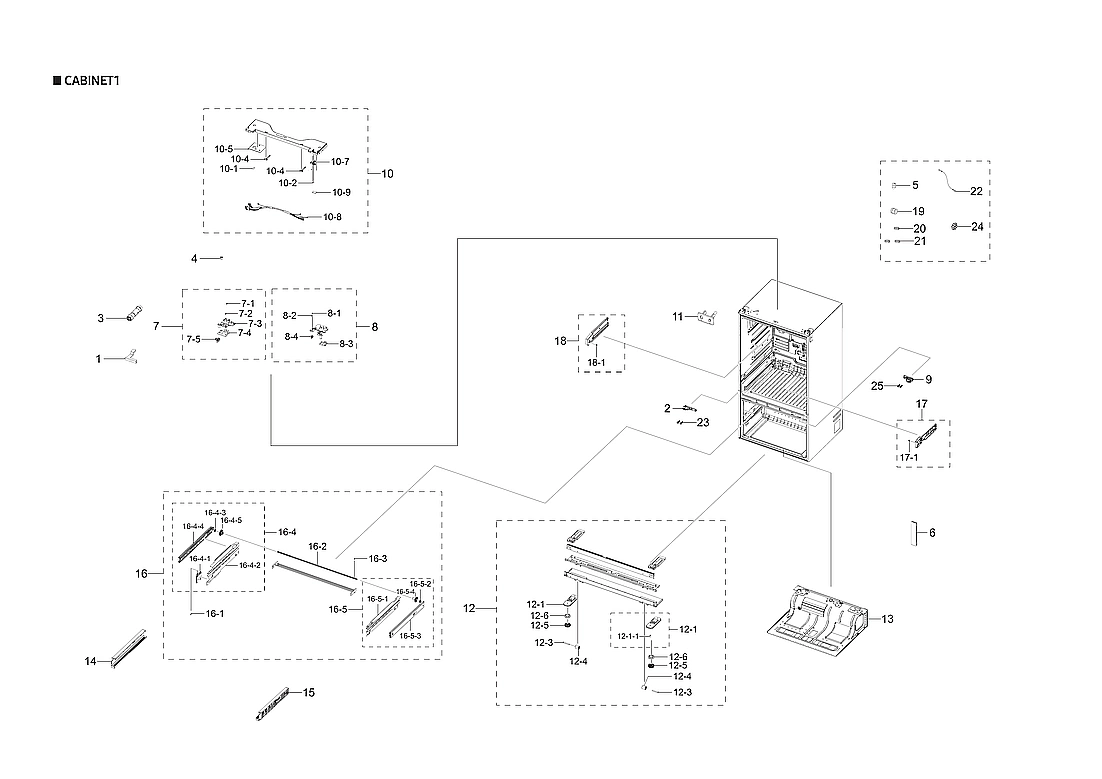 Cabinet 1 Parts