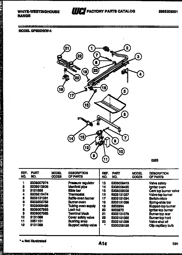 05 - BURNER, MANIFOLD AND GAS CONTROL
