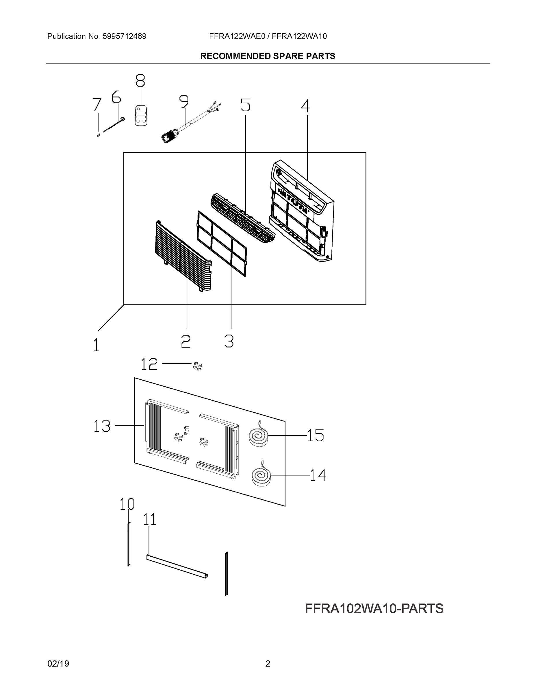 02 - RECOMMENDED SPARE PARTS