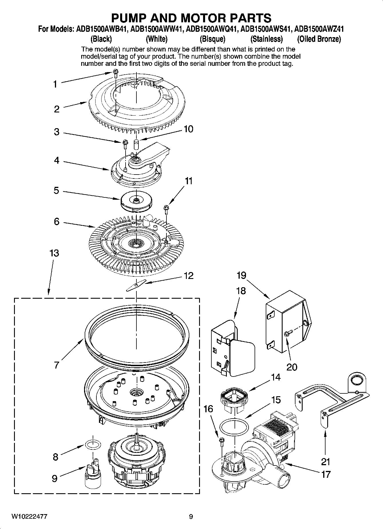 08 - PUMP AND MOTOR PARTS