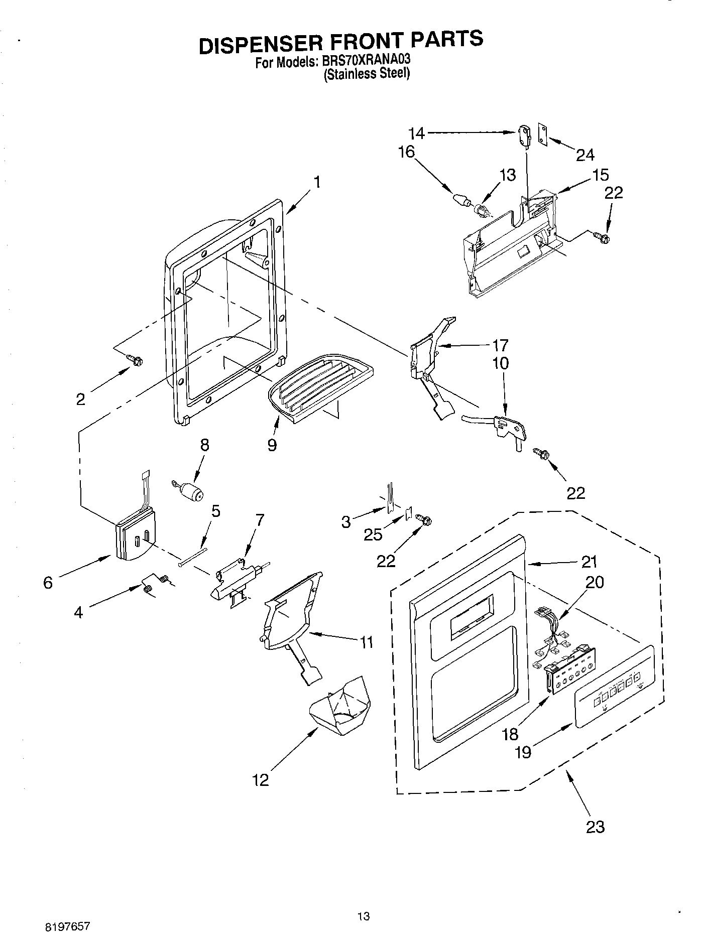 08 - DISPENSER FRONT