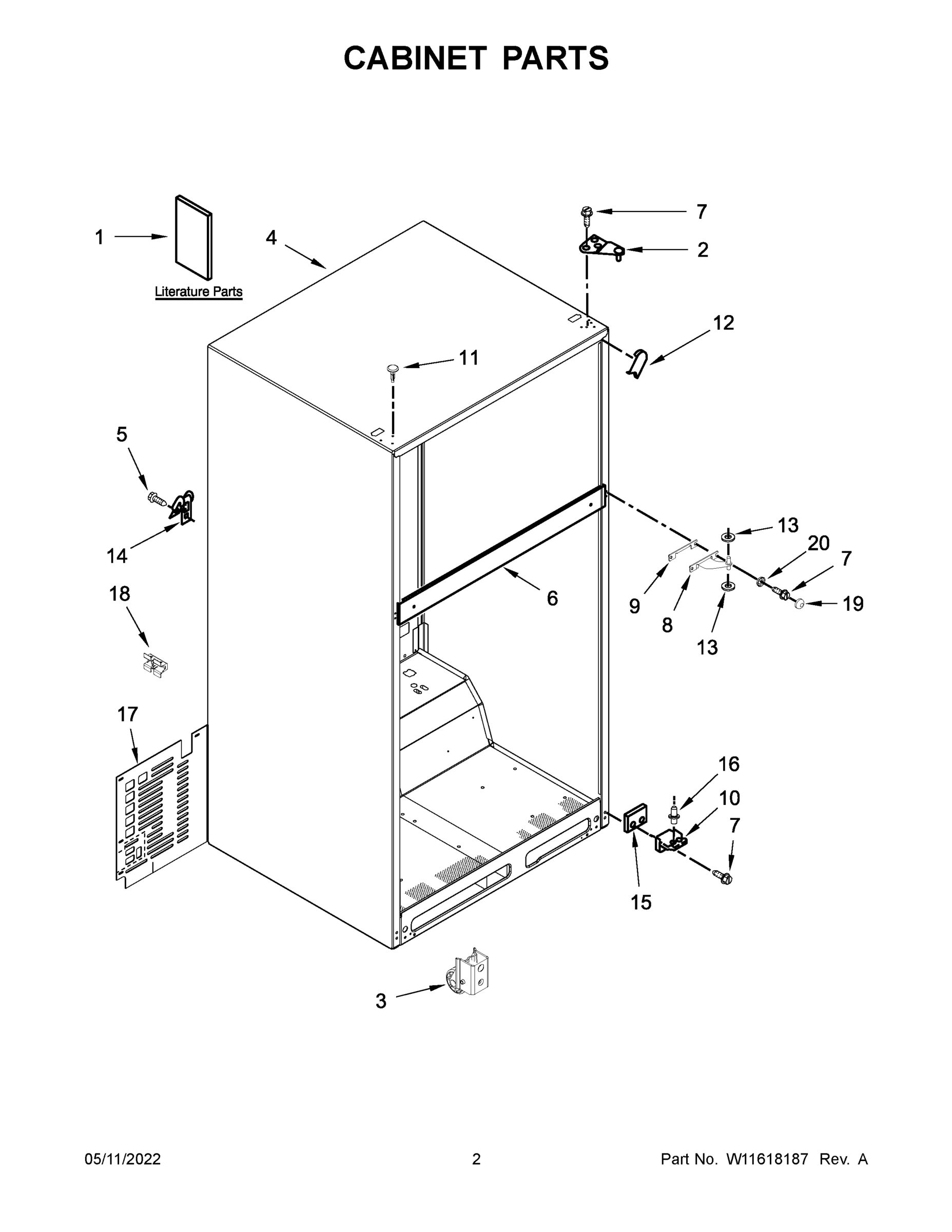 02 - CABINET PARTS