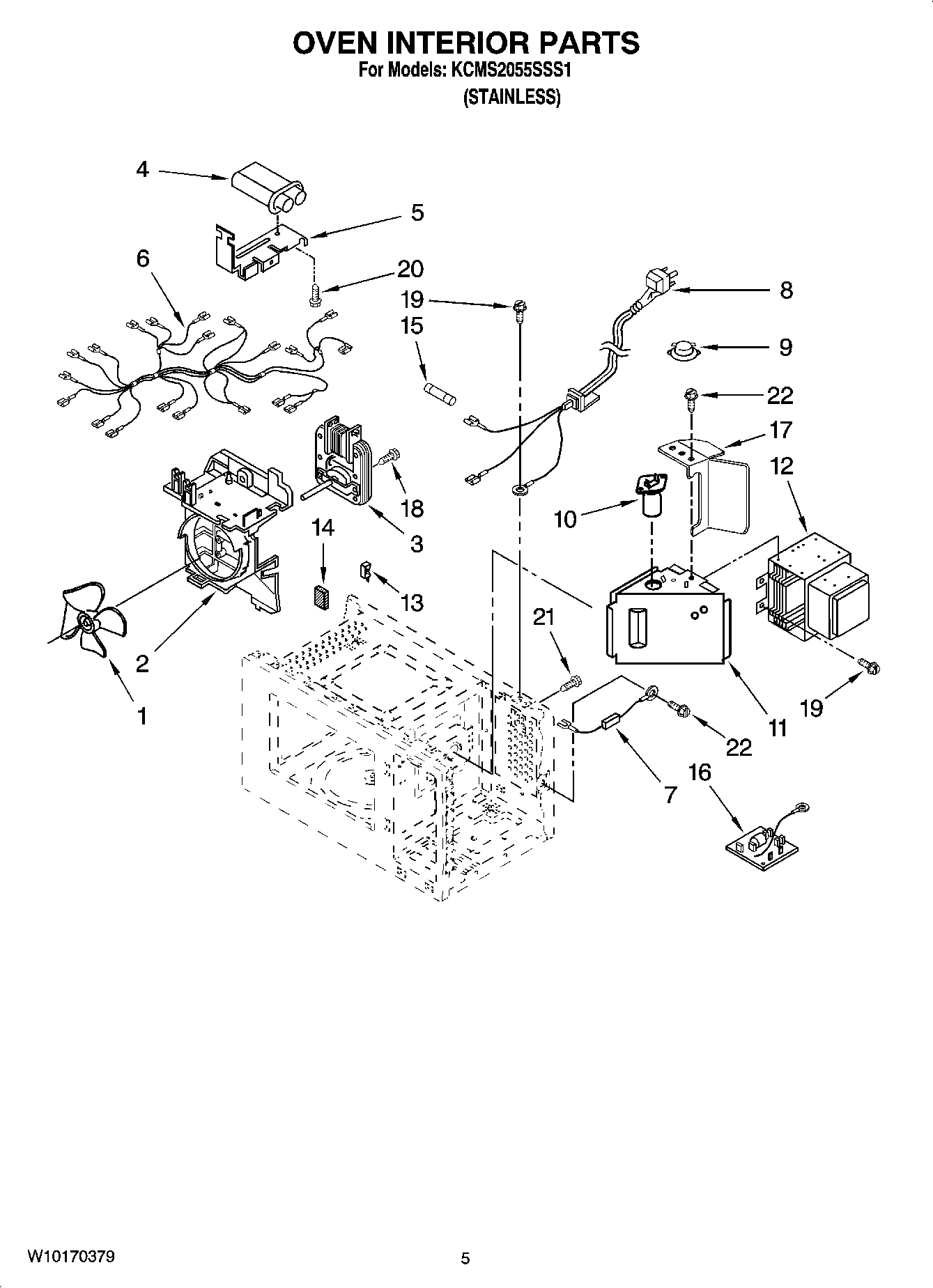 05 - OVEN INTERIOR PARTS