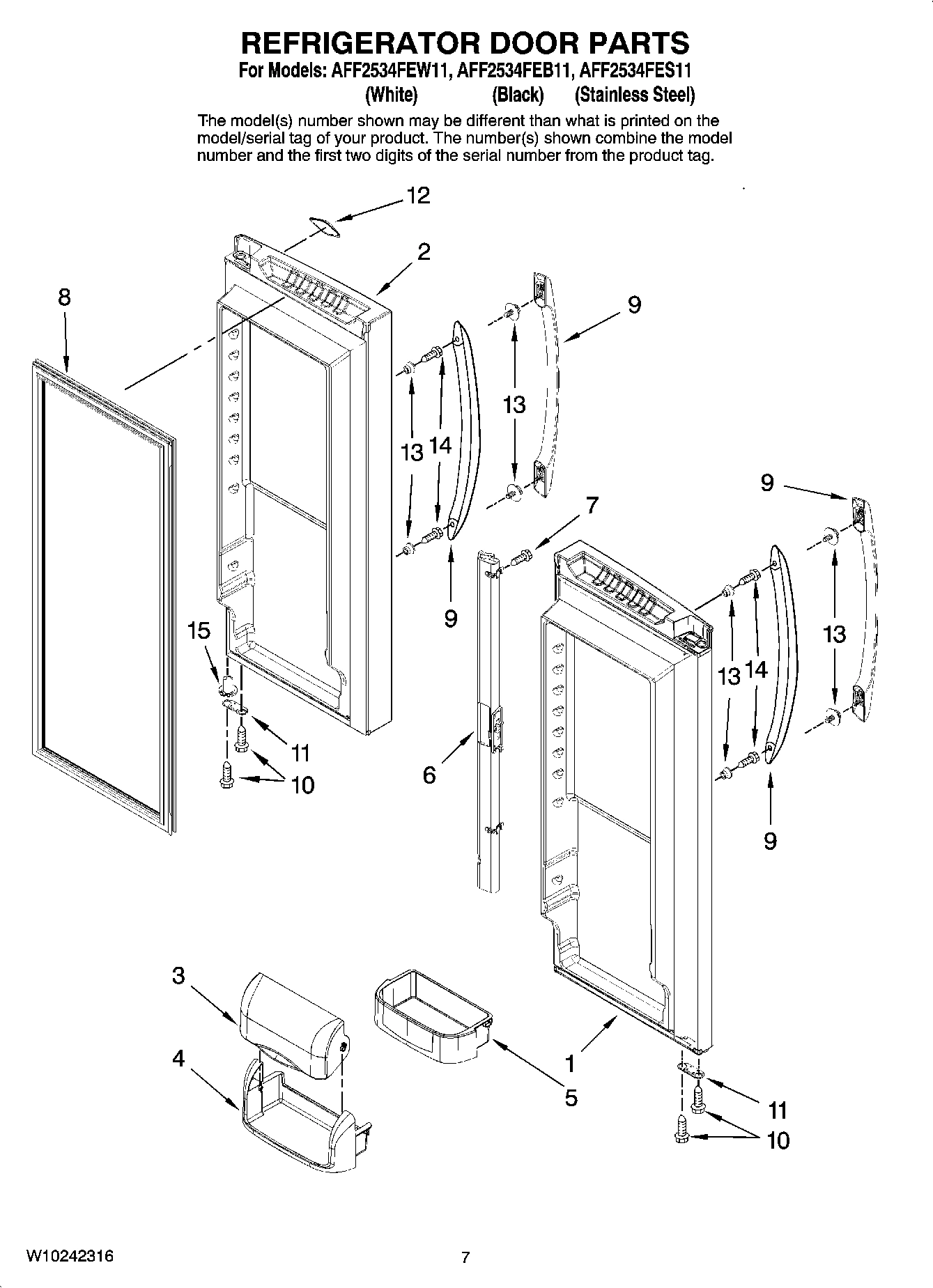 05 - REFRIGERATOR DOOR PARTS