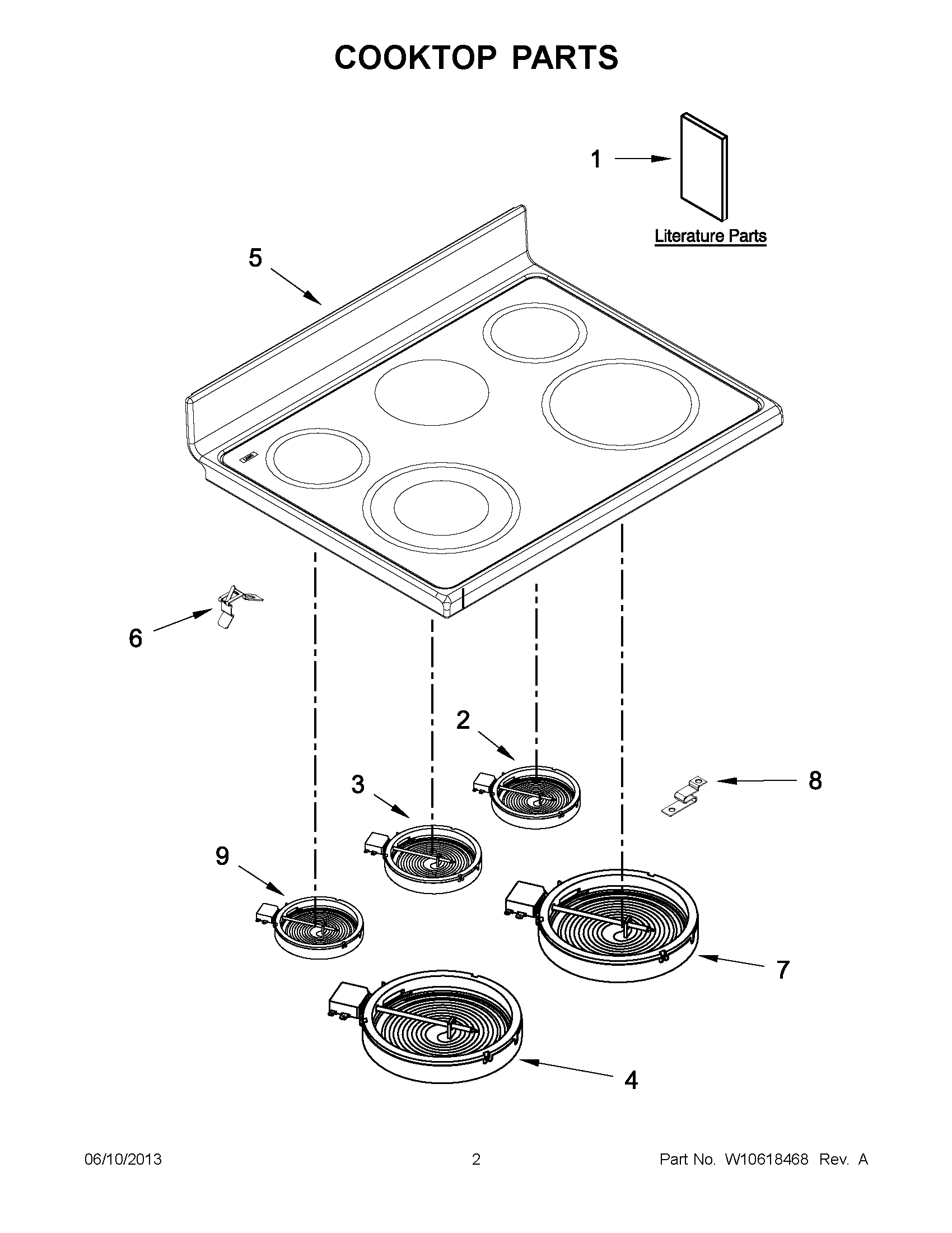 01 - COOKTOP PARTS