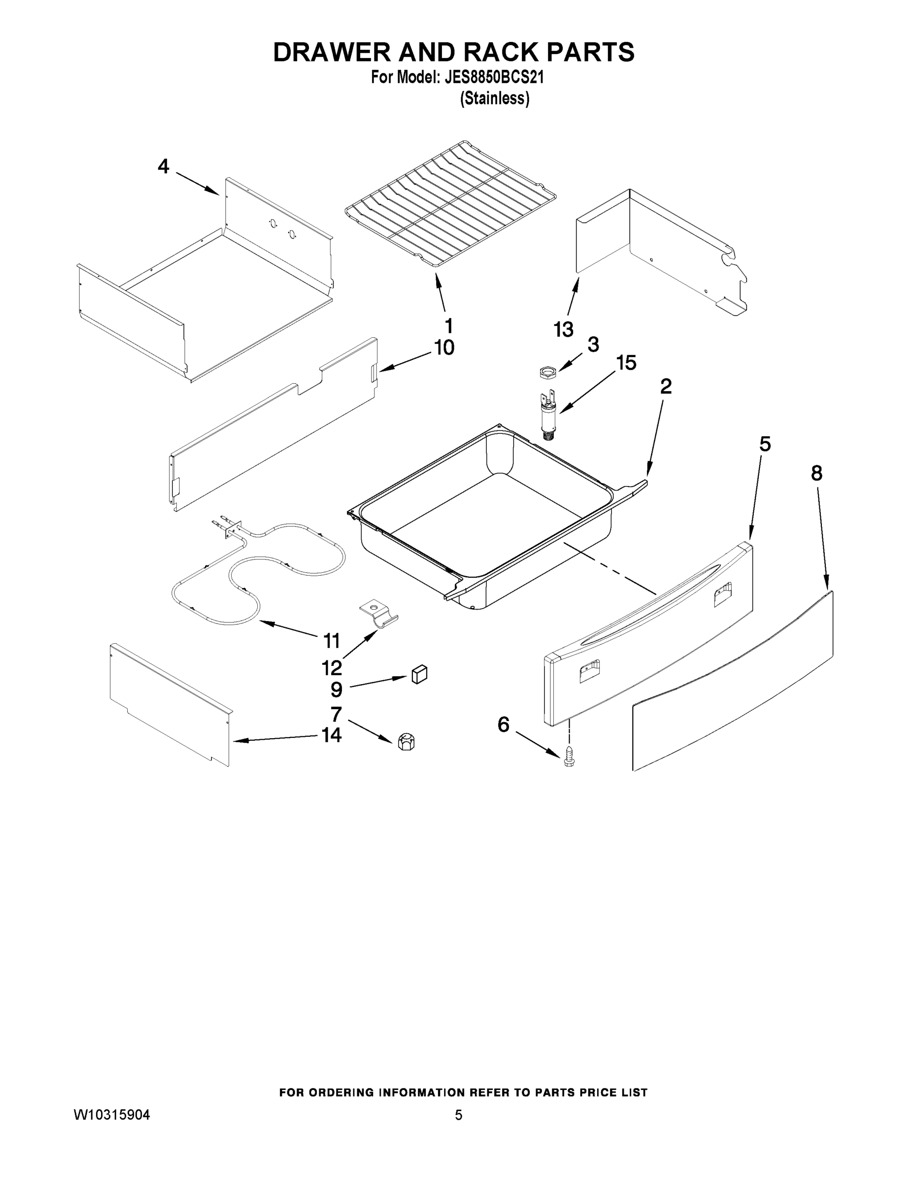 04 - DRAWER AND RACK PARTS