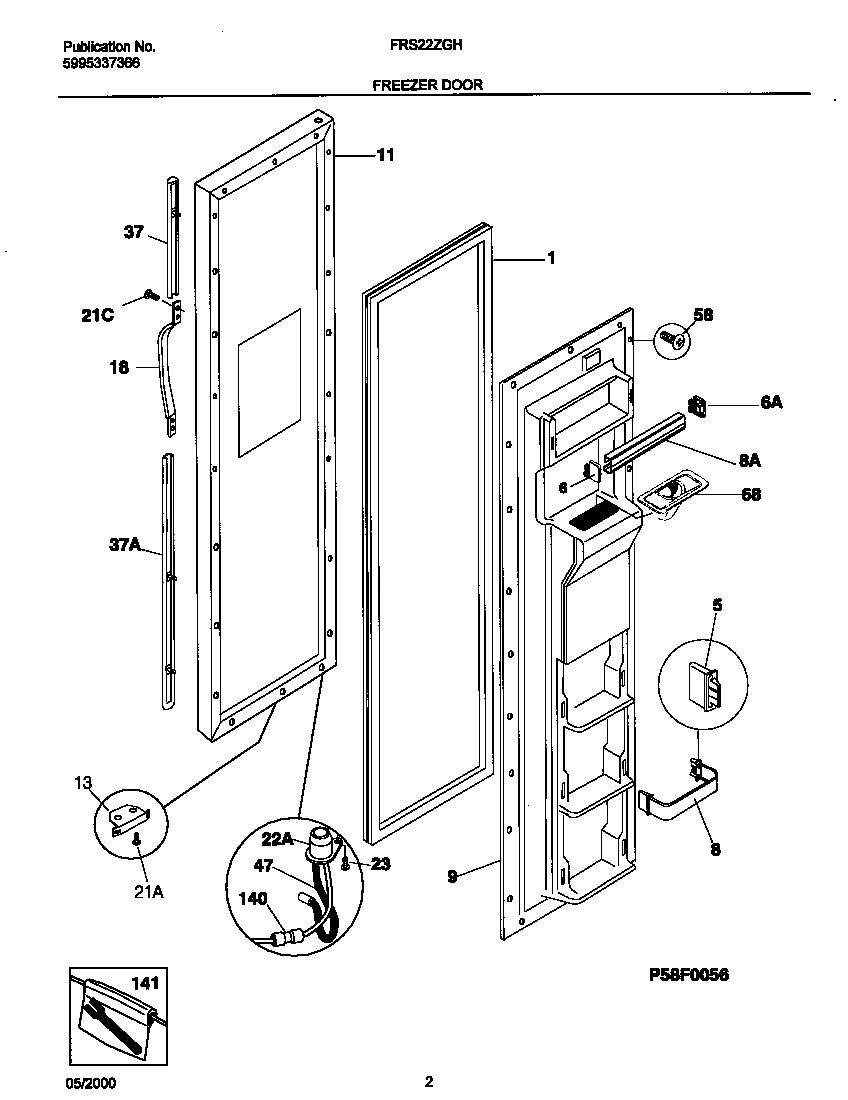02 - FREEZER DOOR