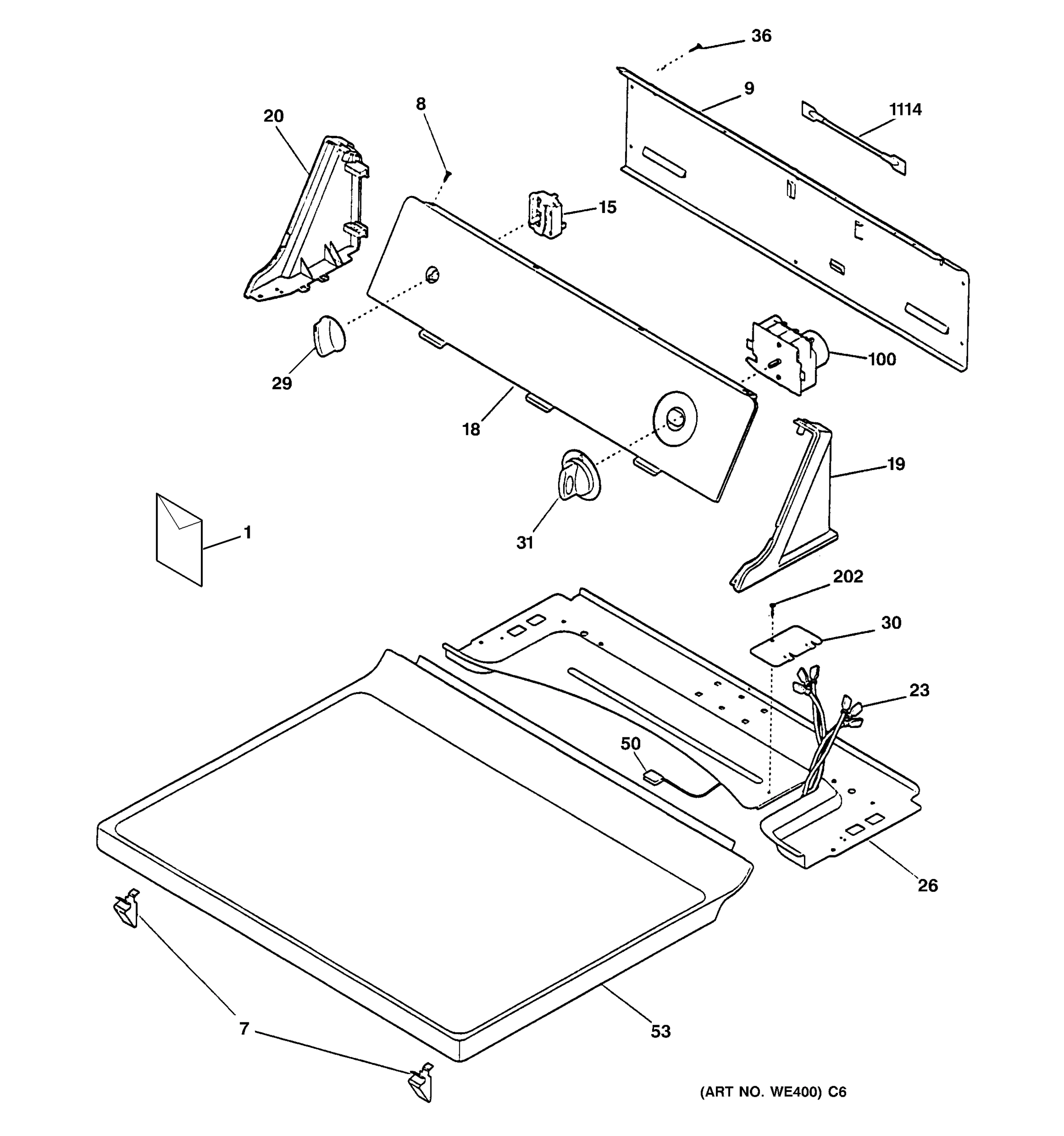CONTROLS & TOP PANEL
