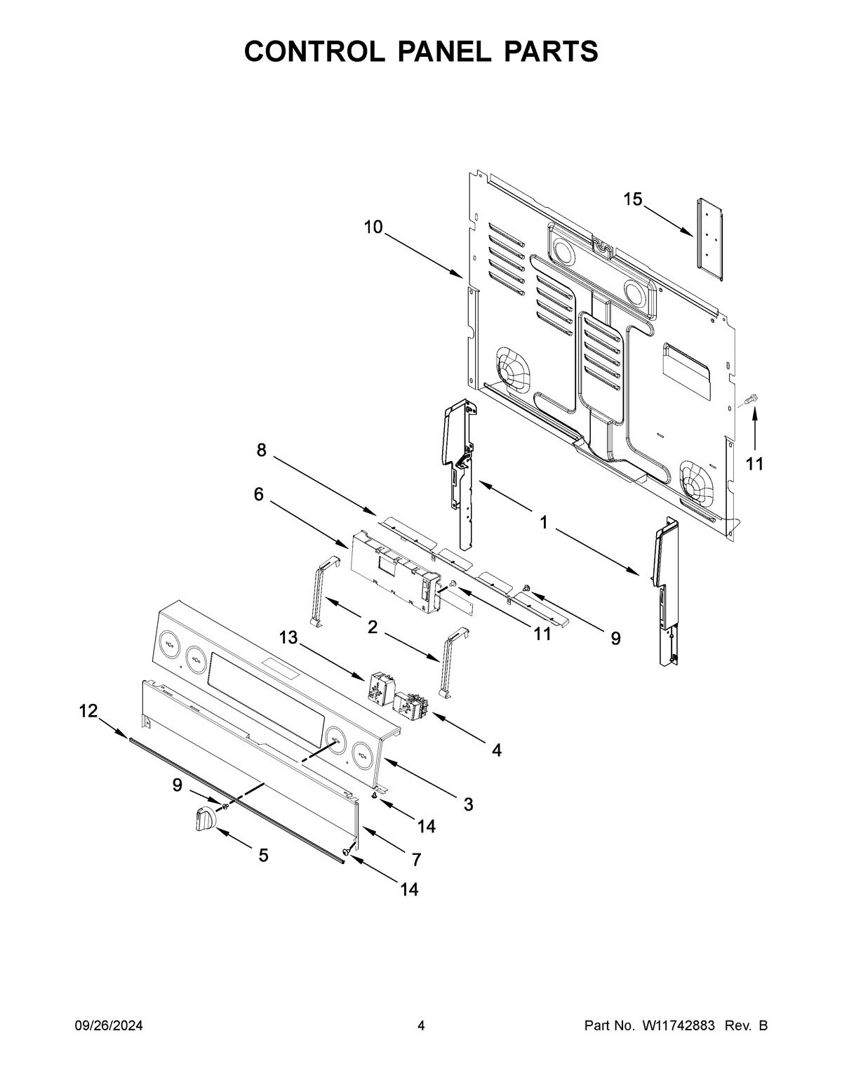 03 - CONTROL PANEL PARTS