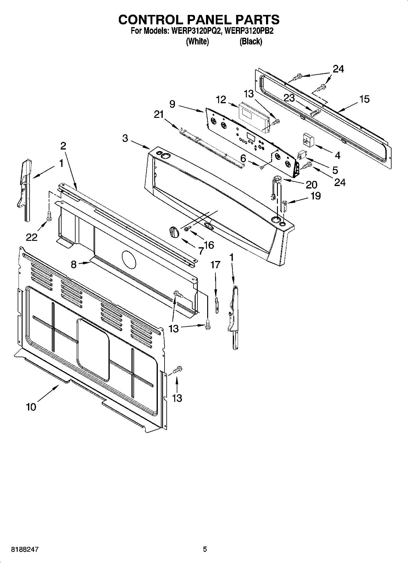 04 - CONTROL PANEL PARTS
