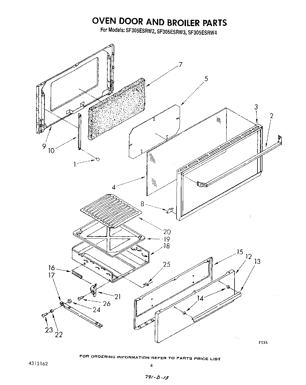 04 - OVEN DOOR AND BROILER