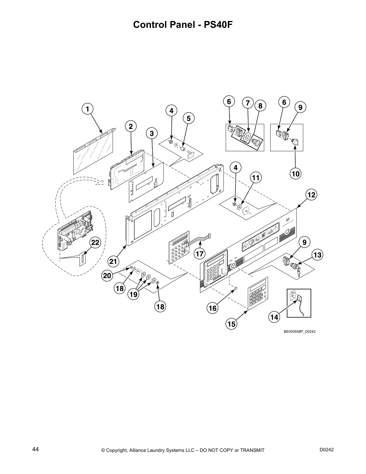Control Panel - PS40F